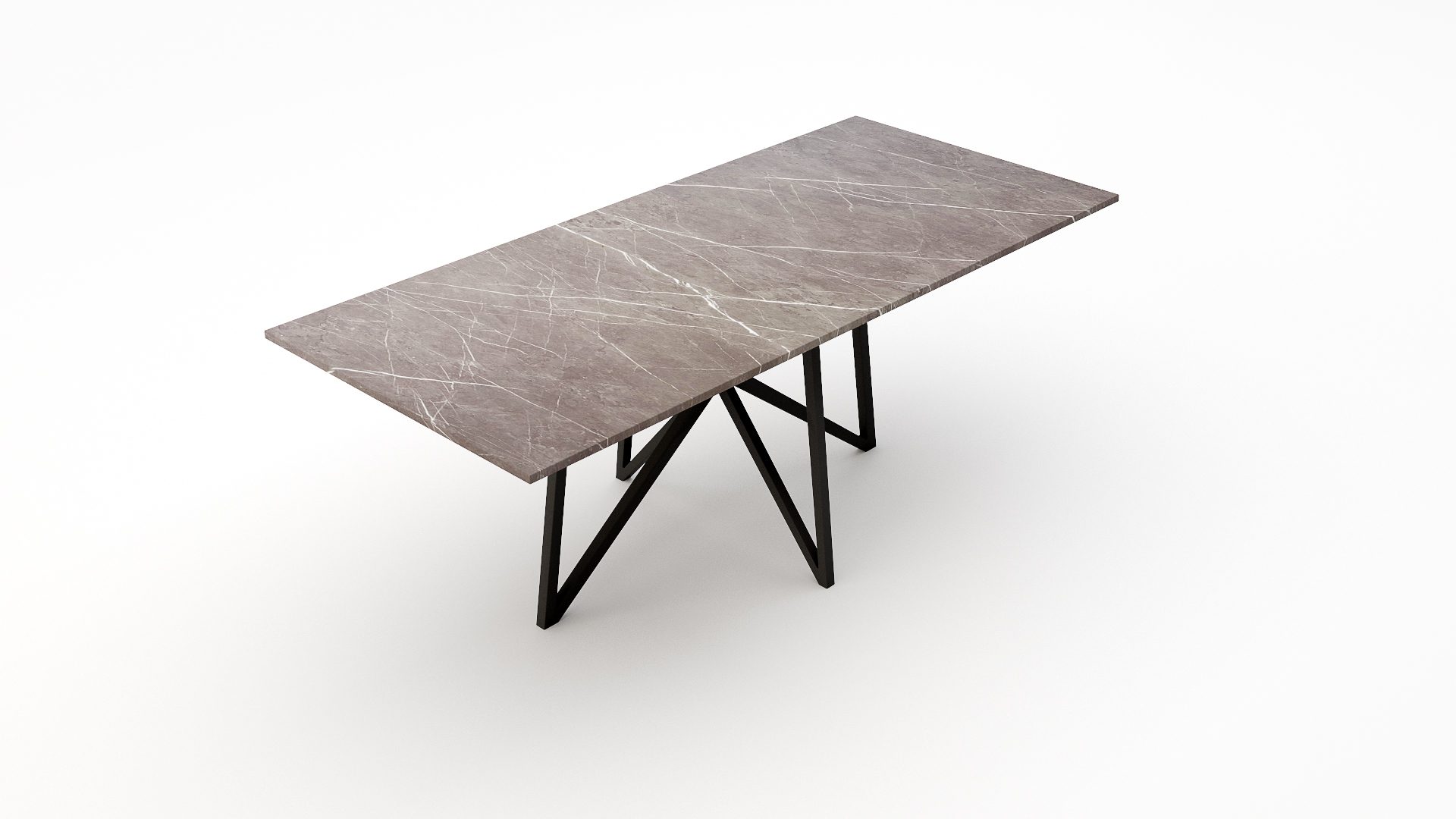 Rechthoekige marmeren eettafel Stella - Pietra Grey - Afbeelding 2