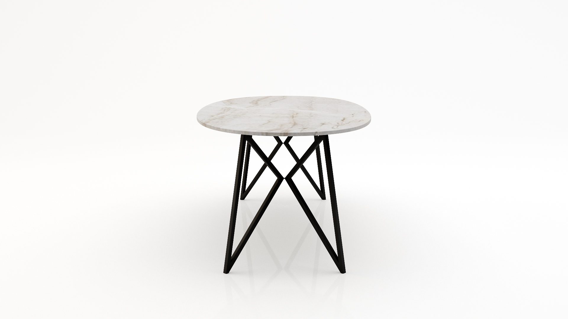 Ovale marmeren eettafel Pipistrello - Taj Mahal Quartzite - Afbeelding 3