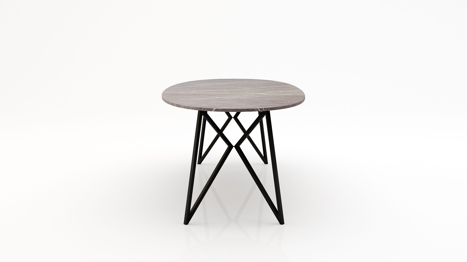 Ovale marmeren eettafel Pipistrello - Pietra Grey - Afbeelding 3