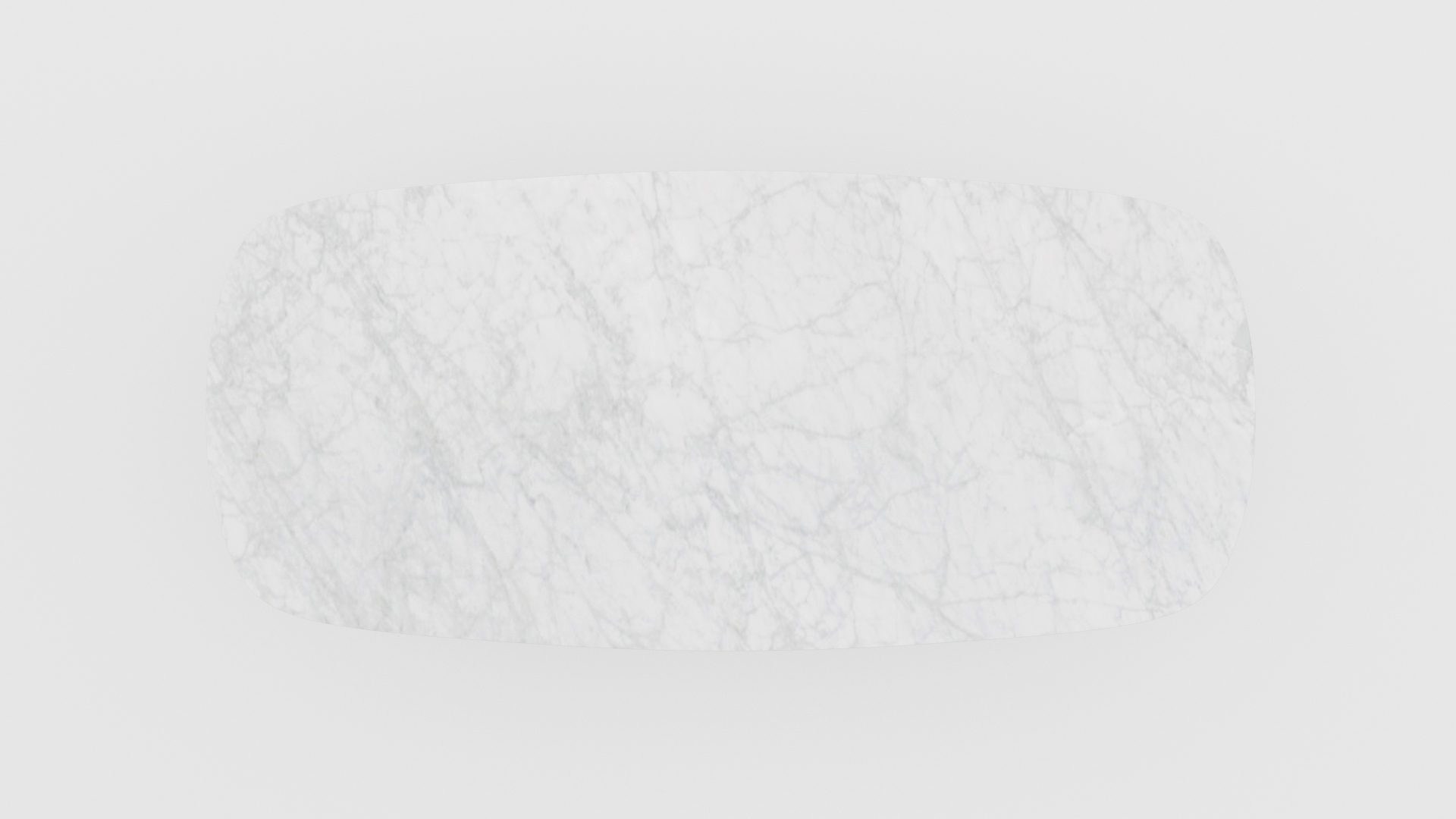 Deens ovale marmeren eettafel Pipistrello Bianco Carrara CD CHIARO - Afbeelding 4