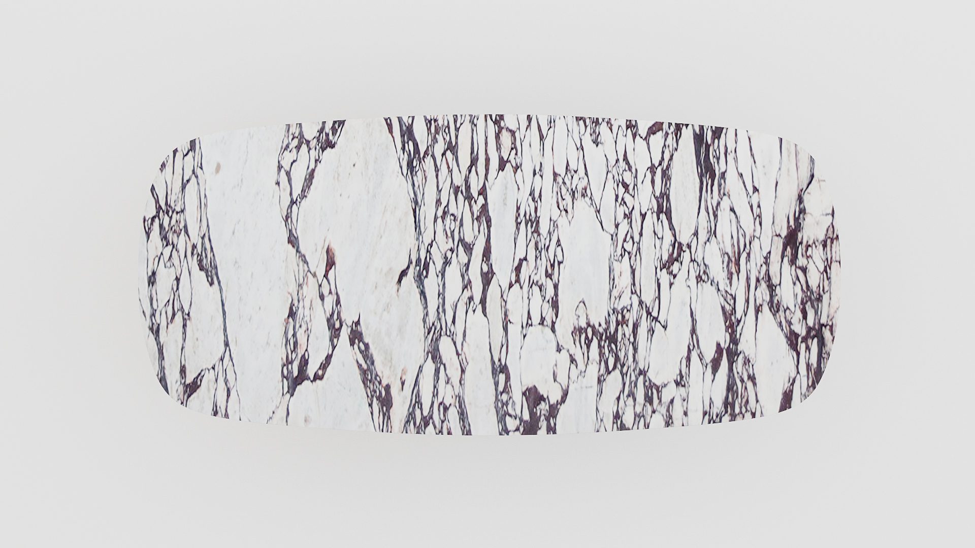 Deens ovale marmeren eettafel Pipistrello - Calcatta Viola - Afbeelding 4