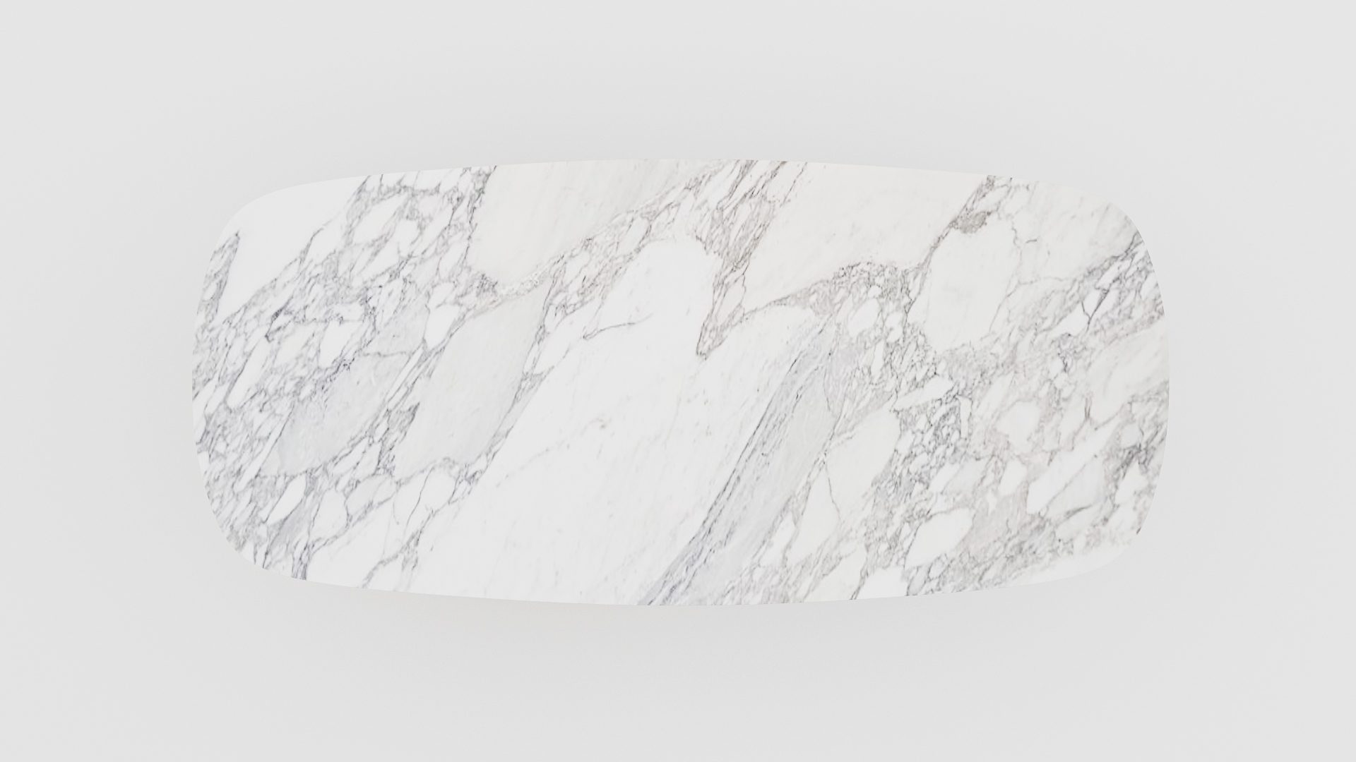 Deens ovale marmeren eettafel Pipistrello Arabescato Carrara - Afbeelding 4