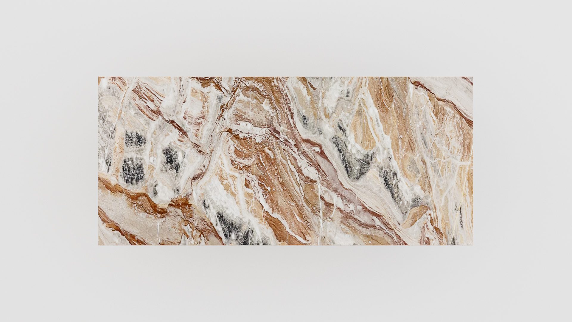 Rechthoekige marmeren eettafel Pipistrello Arabescato Orobico Rosso - Afbeelding 4