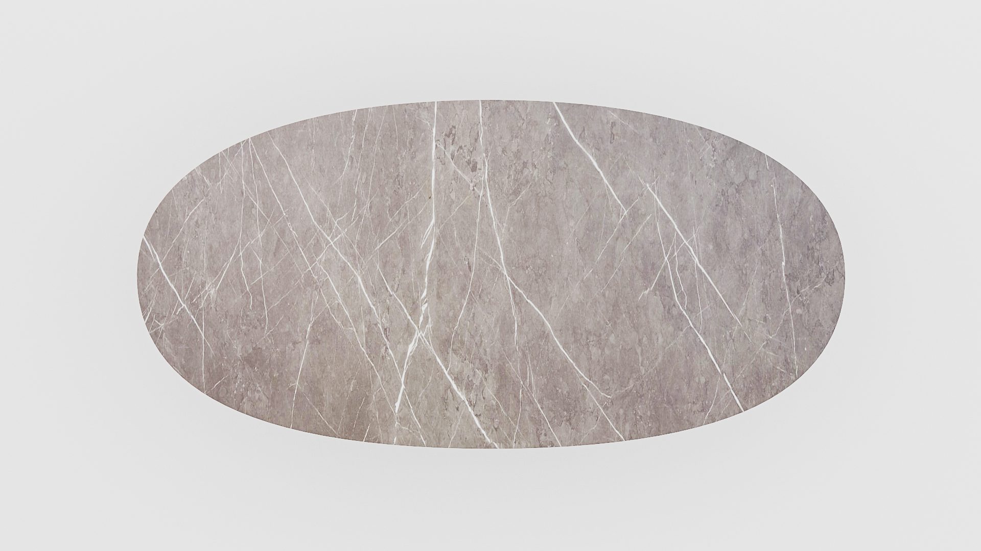 Ovale marmeren eettafel Pipistrello - Pietra Grey - Afbeelding 4