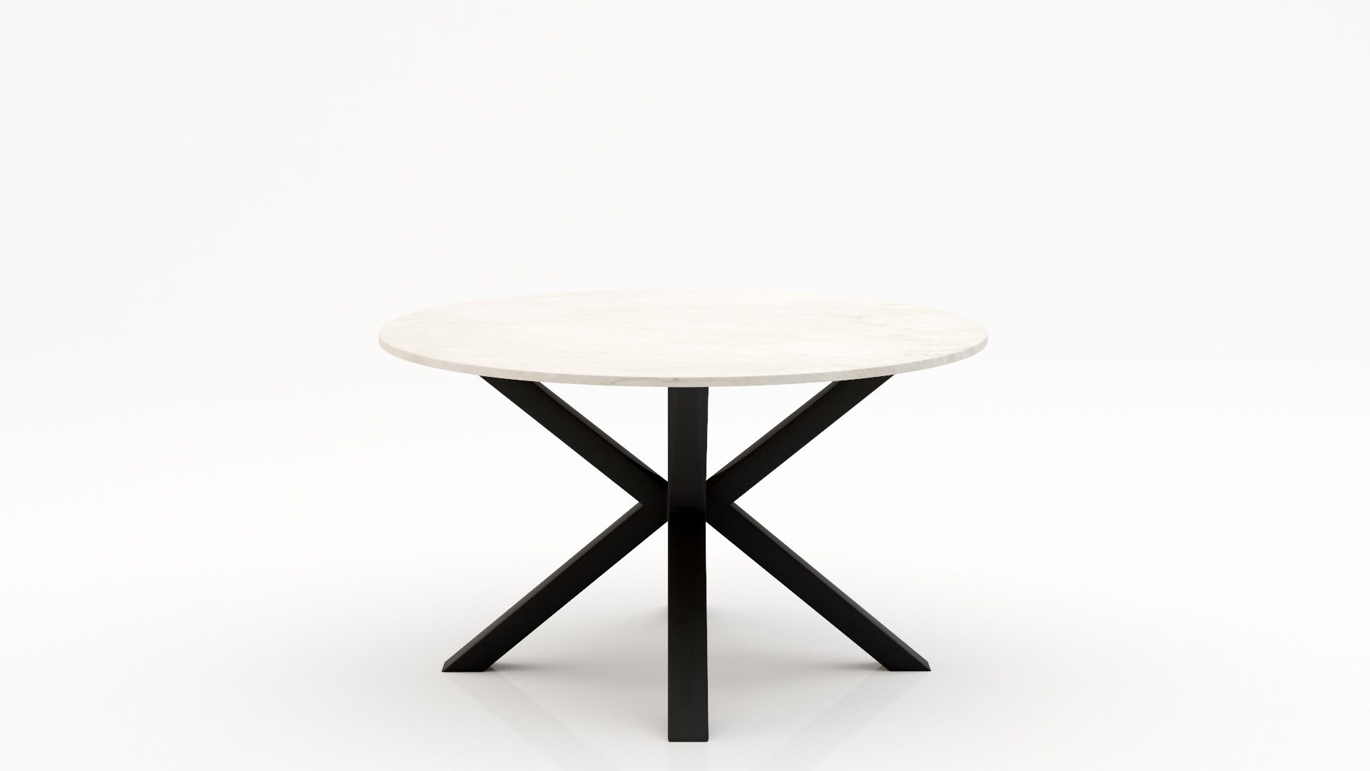 Ronde marmeren eettafel Croce - Botticino Semi Classico - 170cm
