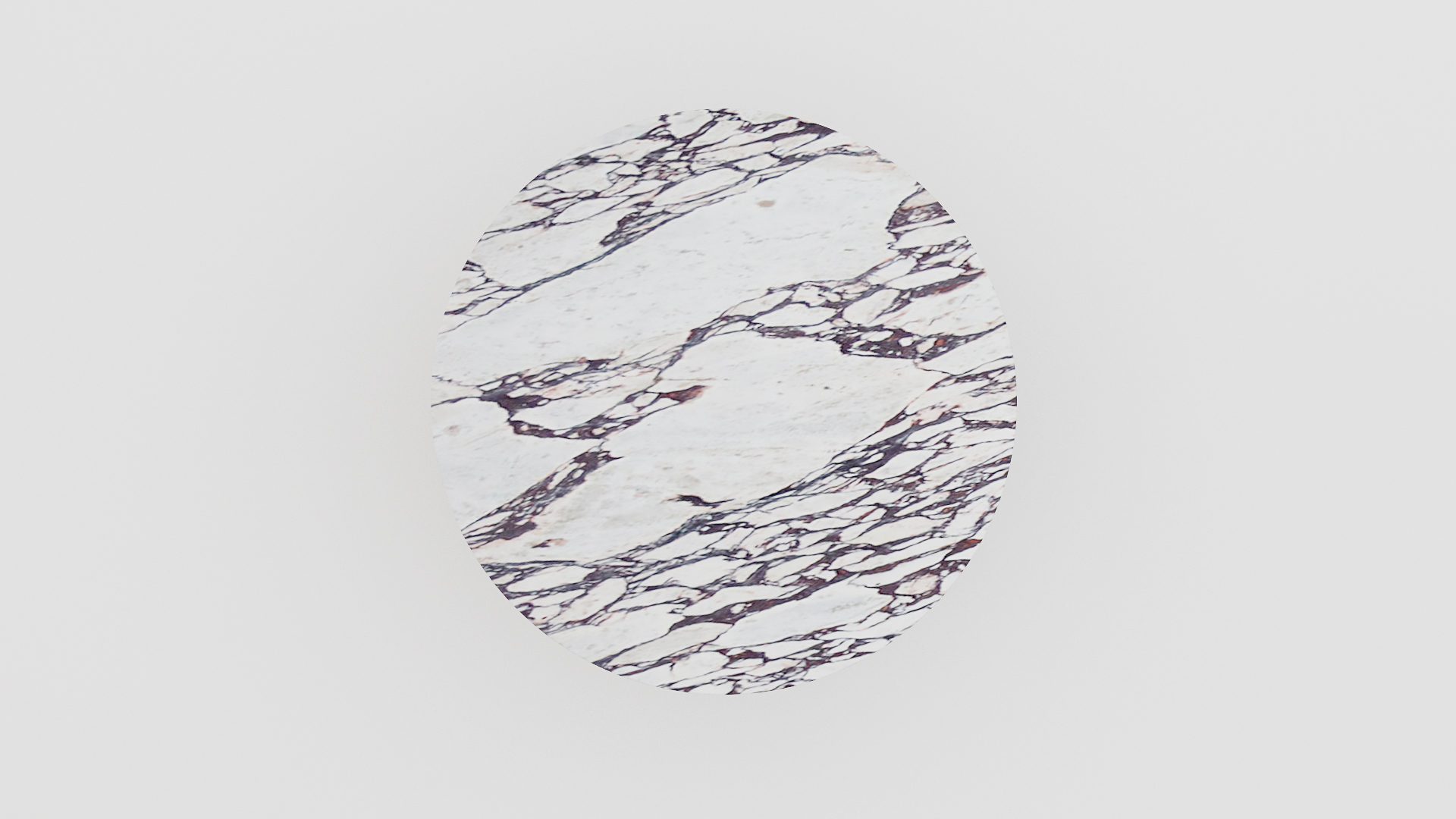 Ronde marmeren eettafel Croce - Calcatta Viola - Afbeelding 3