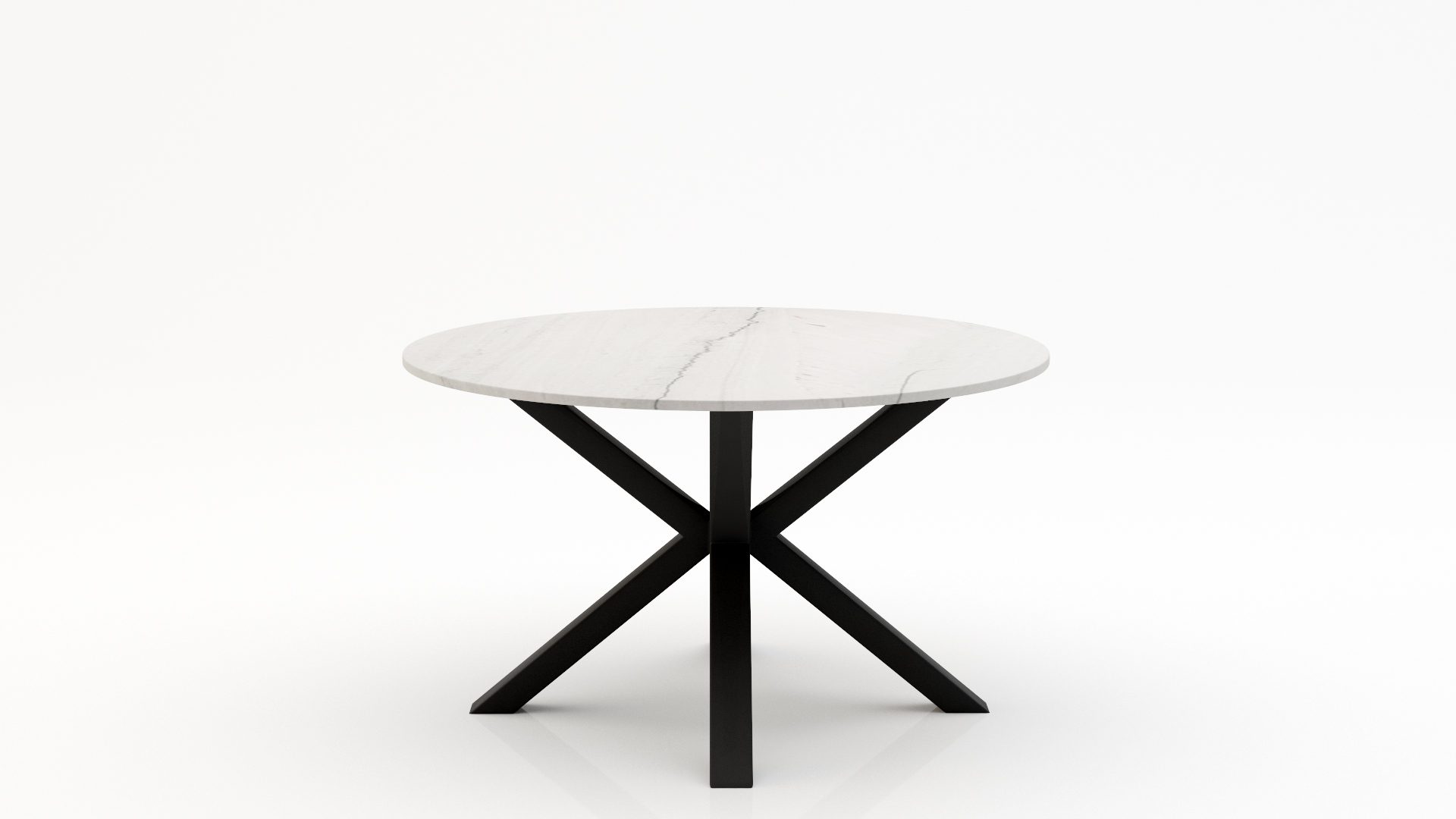 Ronde marmeren eettafel Croce - Mont Blanc Quartzite - 170cm