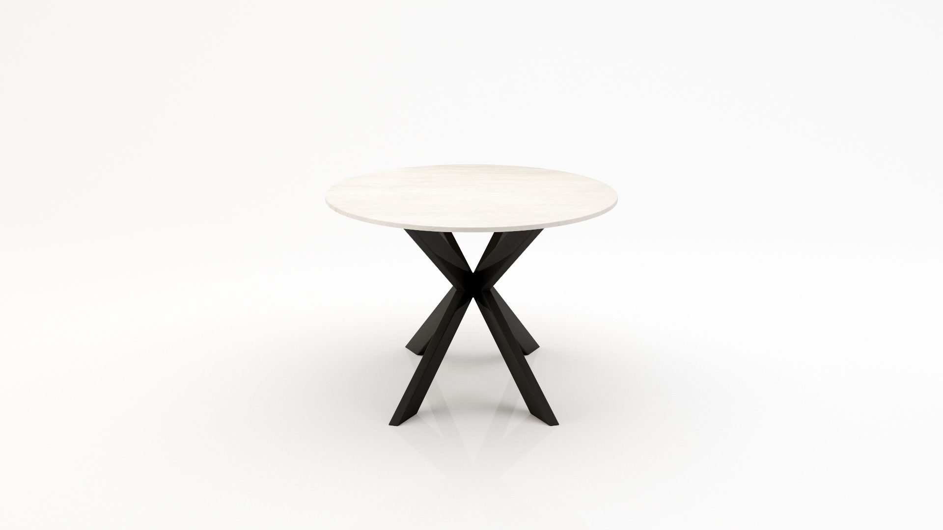 Ovale marmeren eettafel Matrix Farfalle Botticino Semi Classico - Afbeelding 2