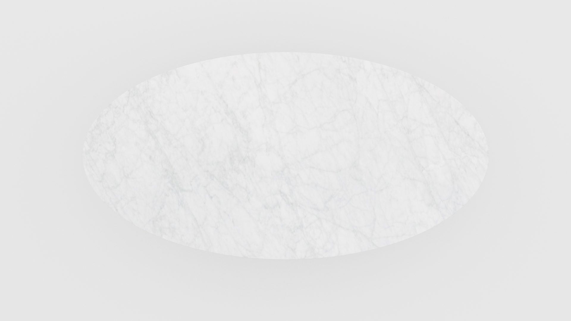 Ovale marmeren eettafel Matrix Farfalle Bianco Carrara CD CHIARO - Afbeelding 3