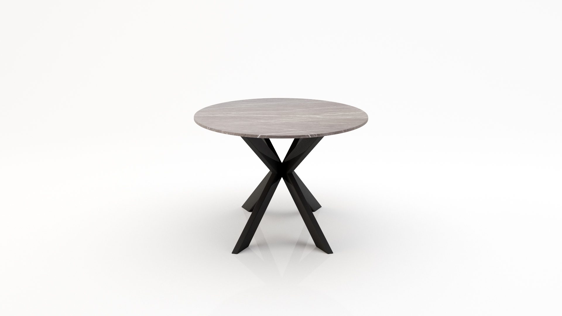 Ovale marmeren eettafel Matrix Farfalle - Pietra Grey - Afbeelding 2