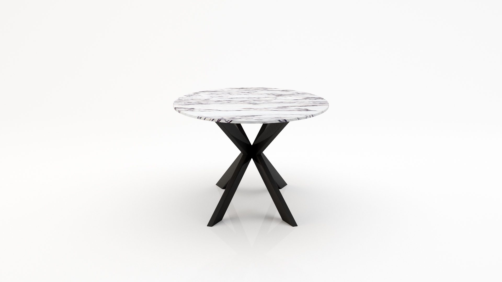 Ovale marmeren eettafel Matrix Farfalle - Calcatta Viola - Afbeelding 2