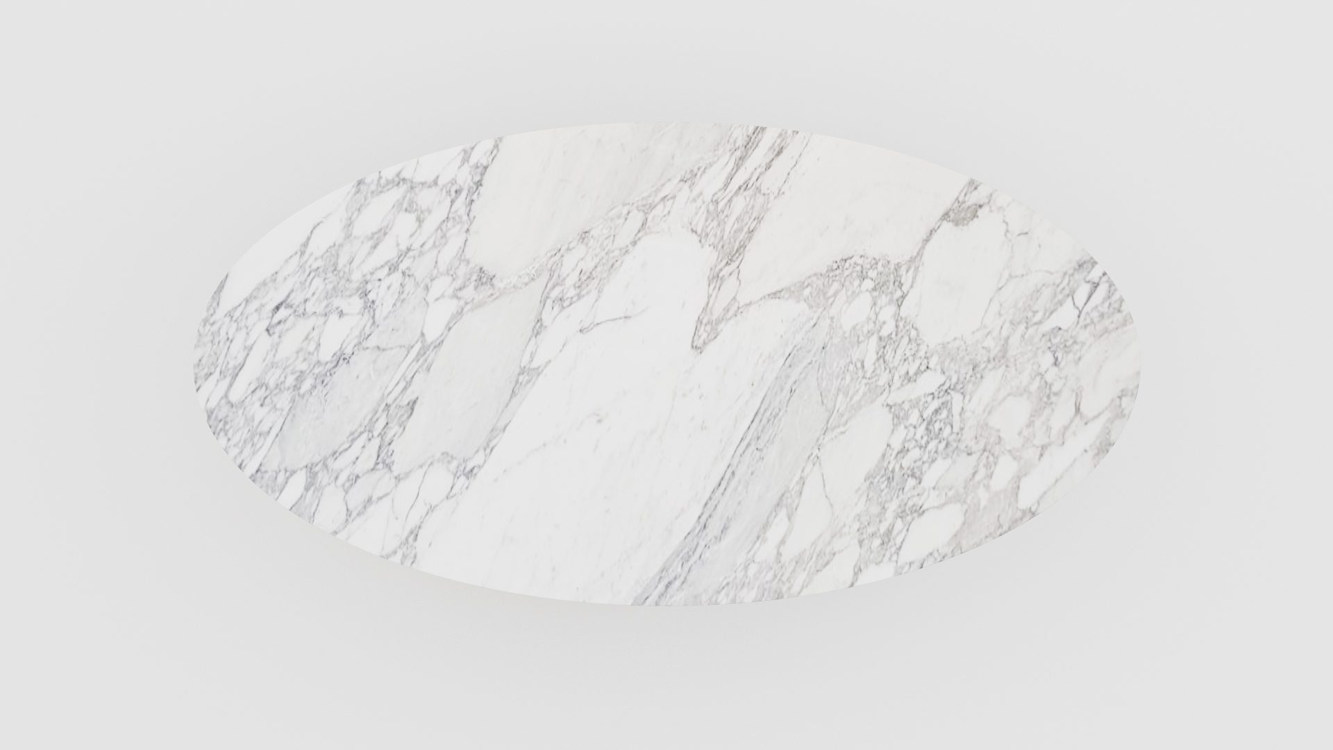 Ovale marmeren eettafel Matrix Farfalle - Arabescato Carrara - Afbeelding 3