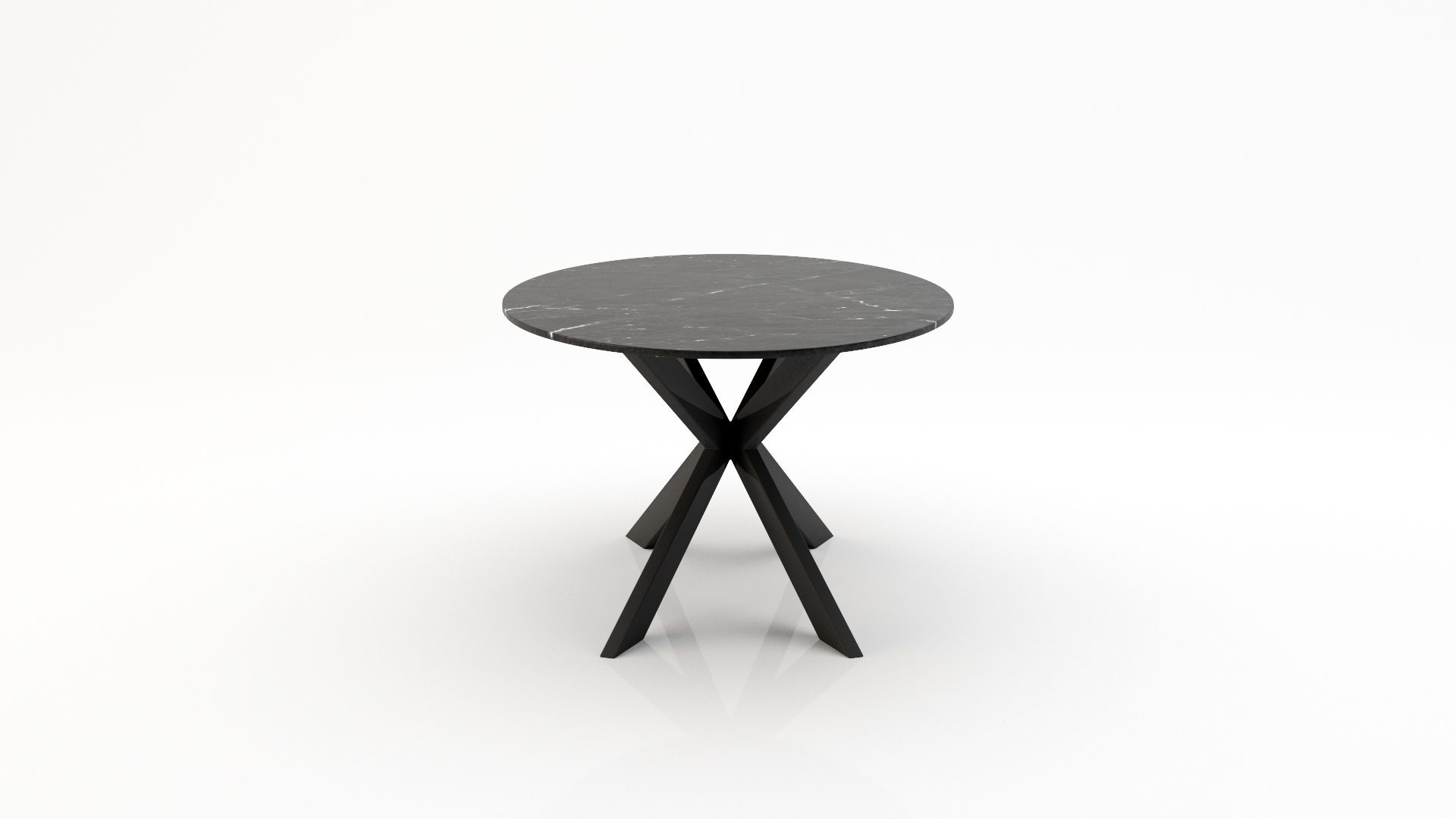 Ovale marmeren eettafel Matrix Farfalle - Negresco - Afbeelding 2