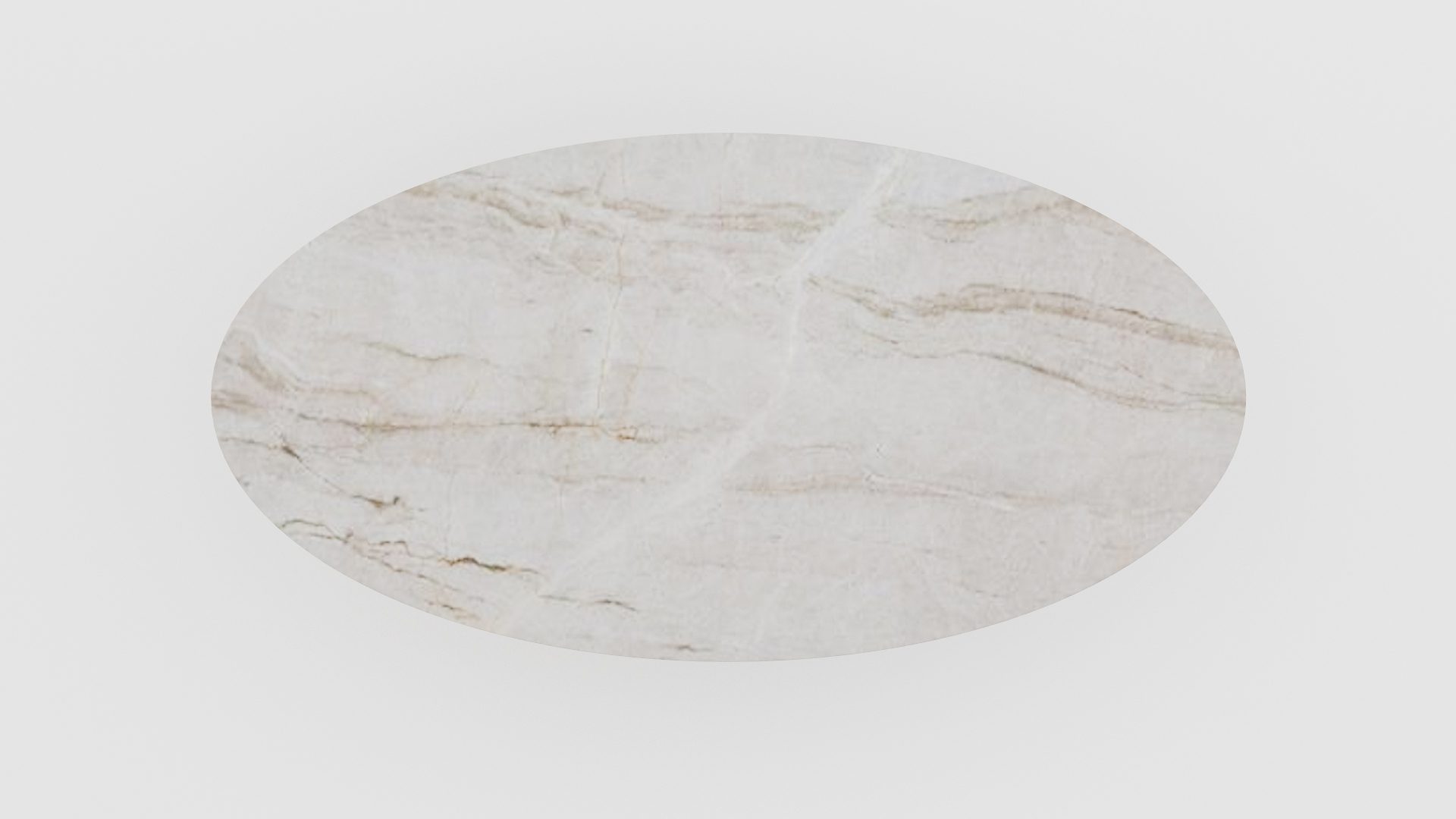 Ovale marmeren eettafel Matrix Farfalle Taj Mahal Quartzite - Afbeelding 3