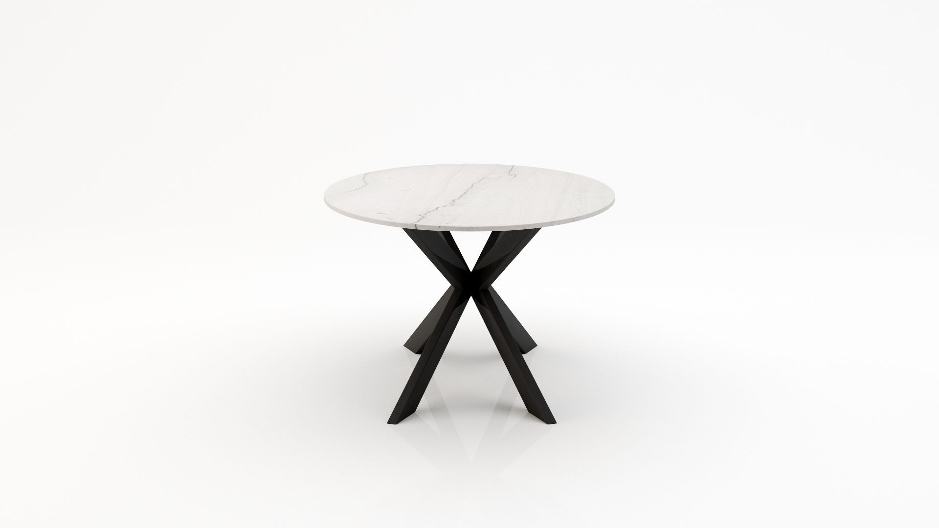 Ovale marmeren eettafel Matrix Farfalle Mont Blanc Quartzite - Afbeelding 2