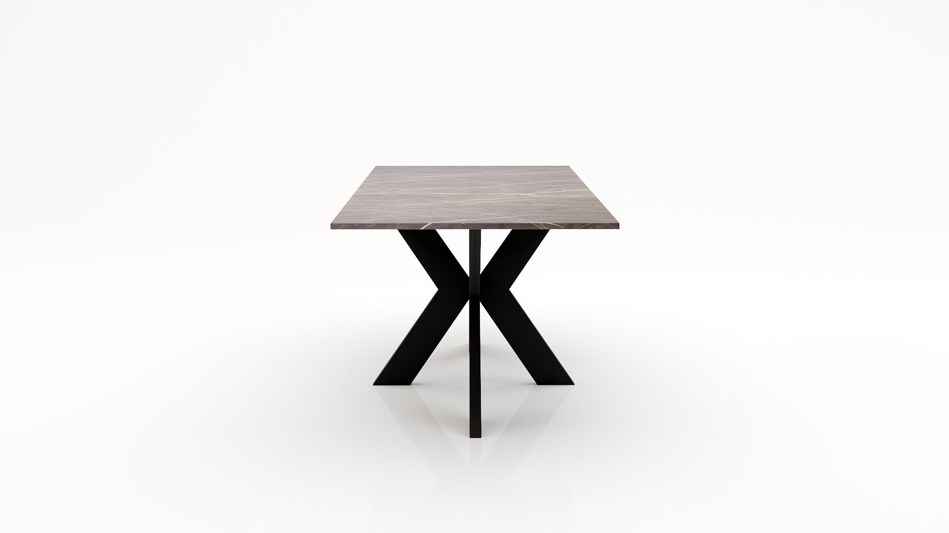 Rechthoekige marmeren eettafel Matrix normale - Pietra Grey - Afbeelding 3