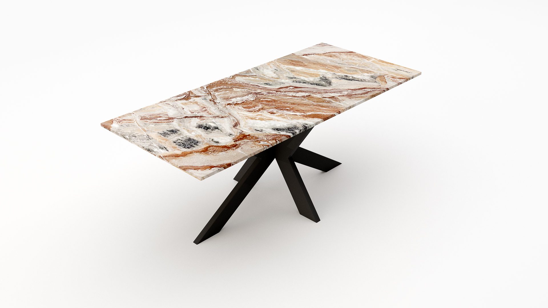 Matrix normale - Rechthoekig - Arabescato Orobico Rosso