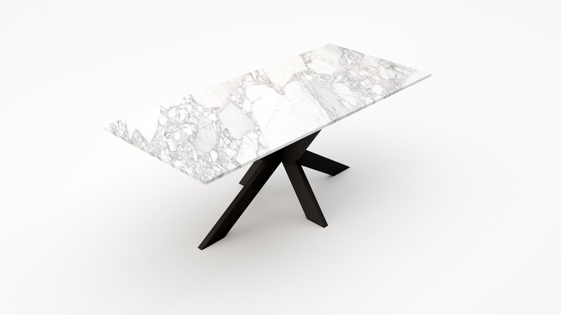 Matrix normale - Rechthoekig - Arabescato Carrara