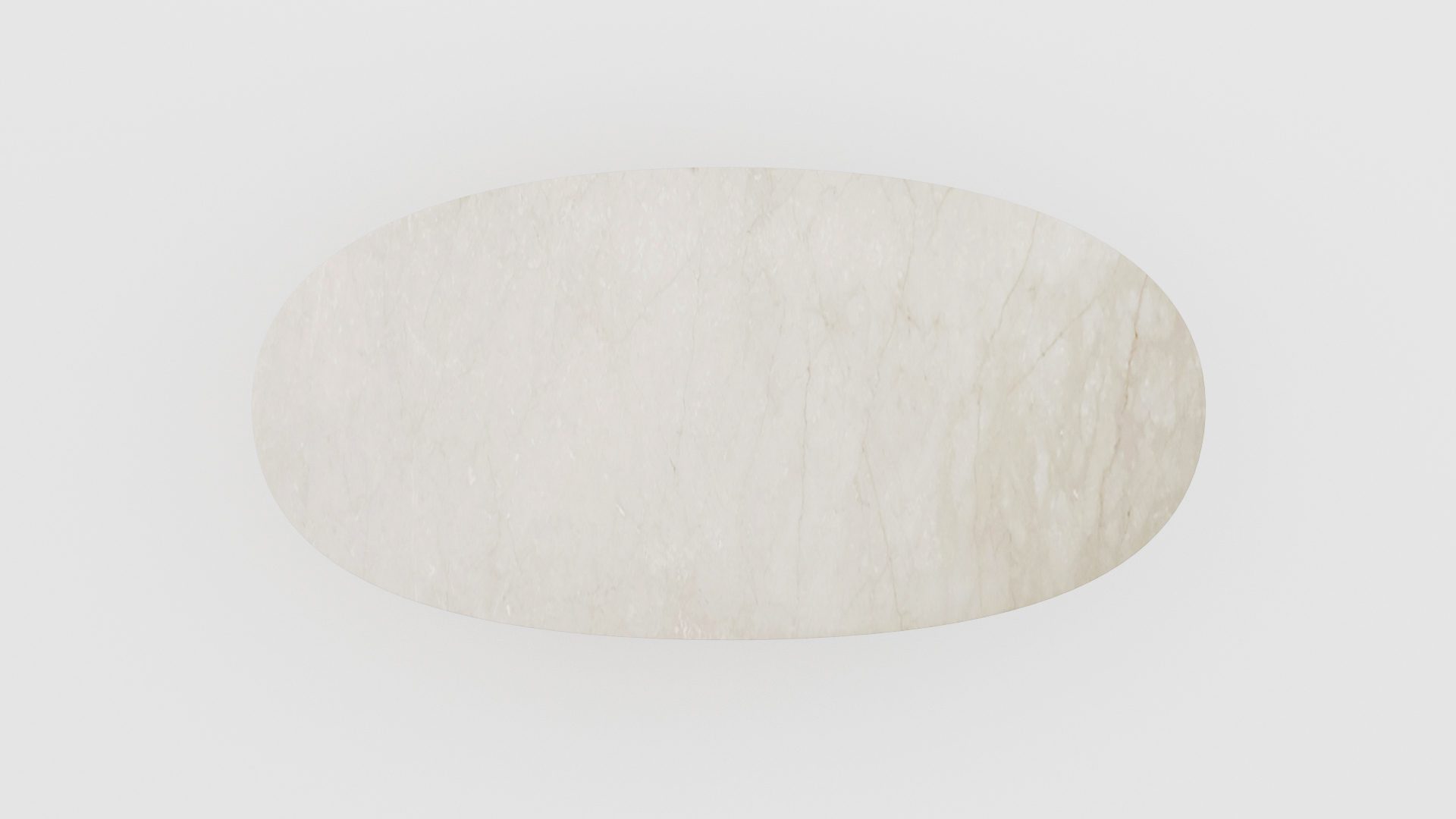 Ovale marmeren eettafel Matrix normale Botticino Semi Classico - Afbeelding 4