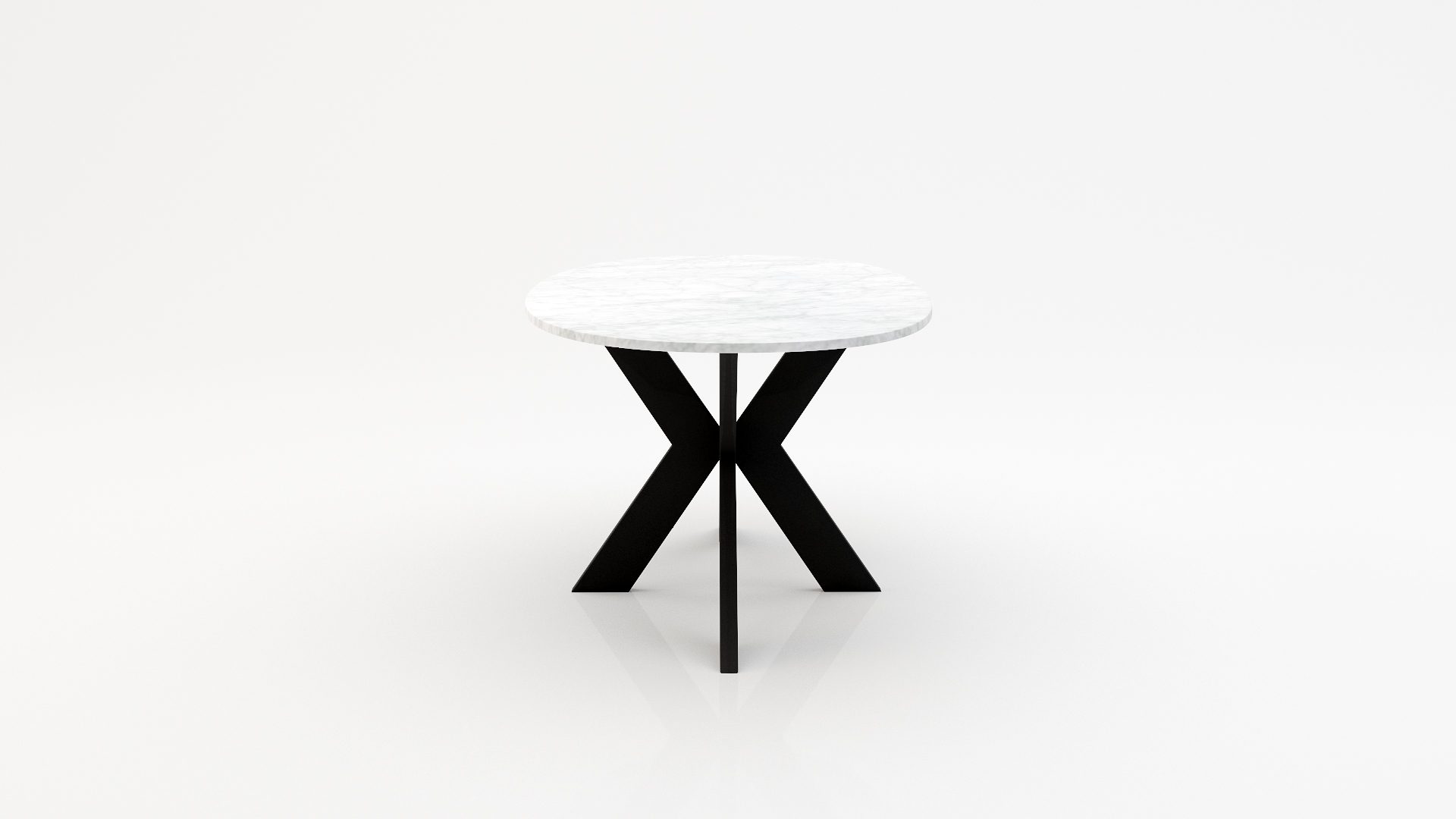 Ovale marmeren eettafel Matrix normale Bianco Carrara CD CHIARO - Afbeelding 3
