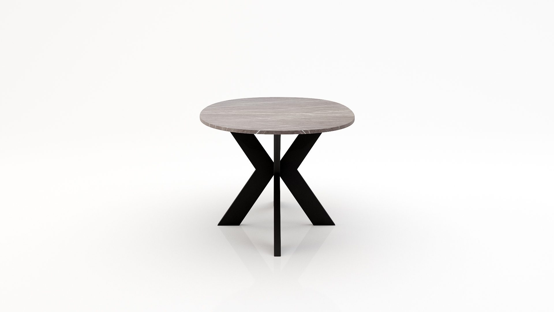 Ovale marmeren eettafel Matrix normale - Pietra Grey - Afbeelding 3