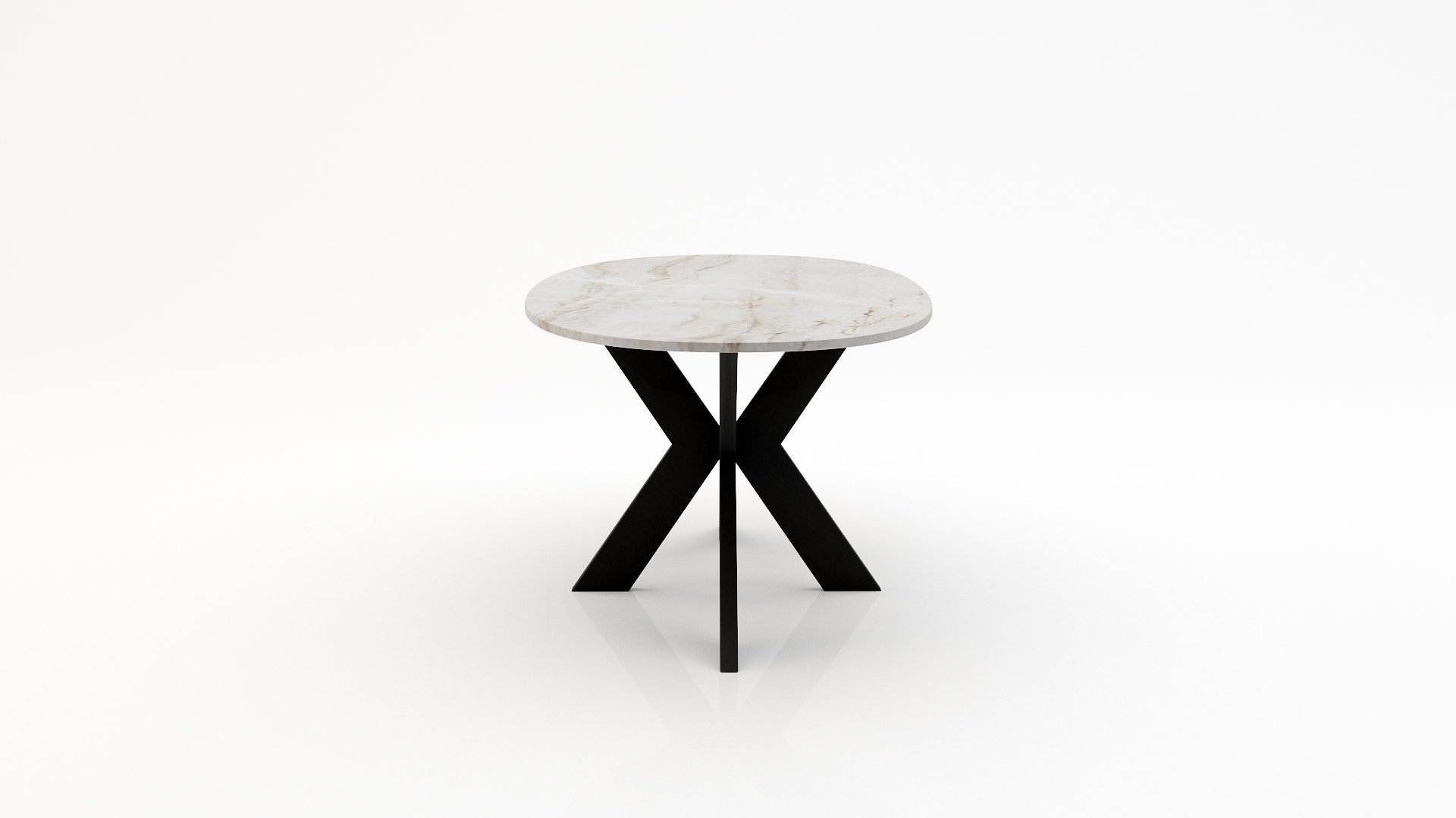 Ovale marmeren eettafel Matrix normale - Taj Mahal Quartzite - Afbeelding 3