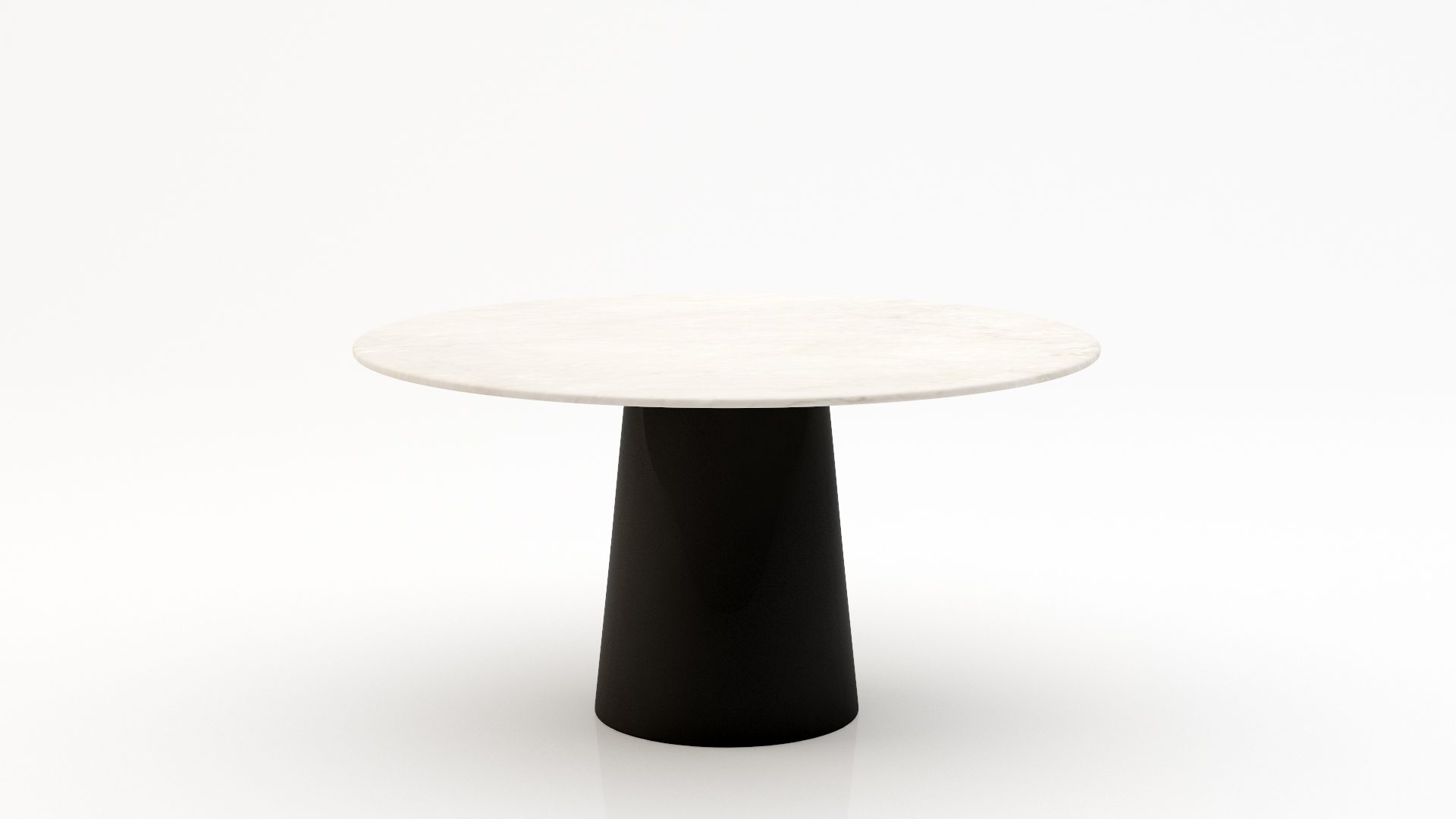 Ronde marmeren eettafel Gelato - Botticino Semi Classico - 170cm