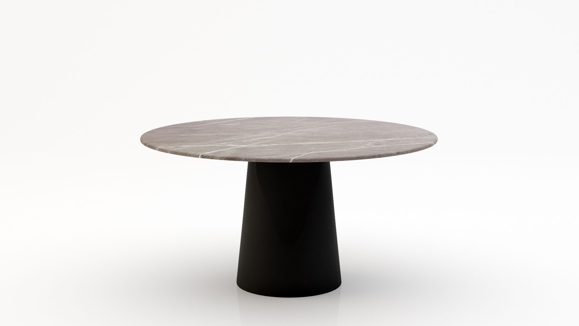 Ronde marmeren eettafel Gelato - Pietra Grey - 170cm