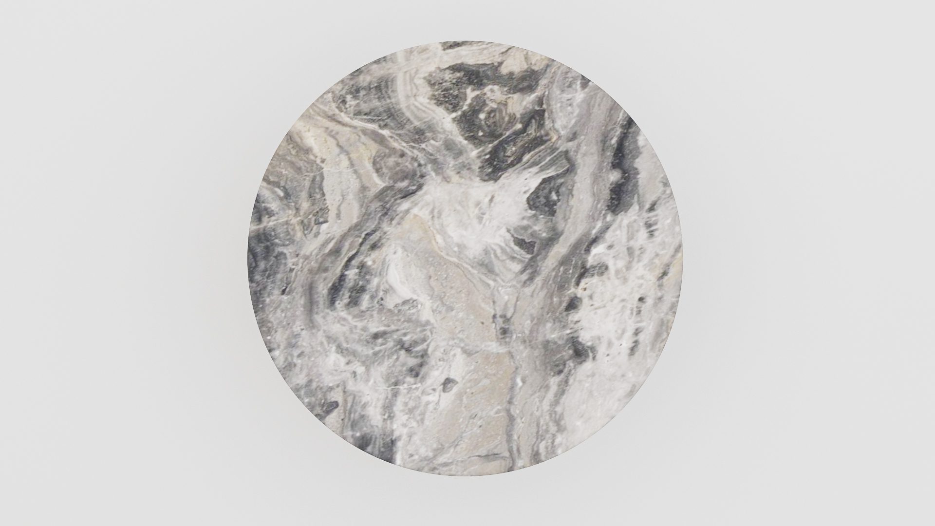 Ronde marmeren eettafel Gelato marmo Arabescato Orobico Grigio - Afbeelding 3