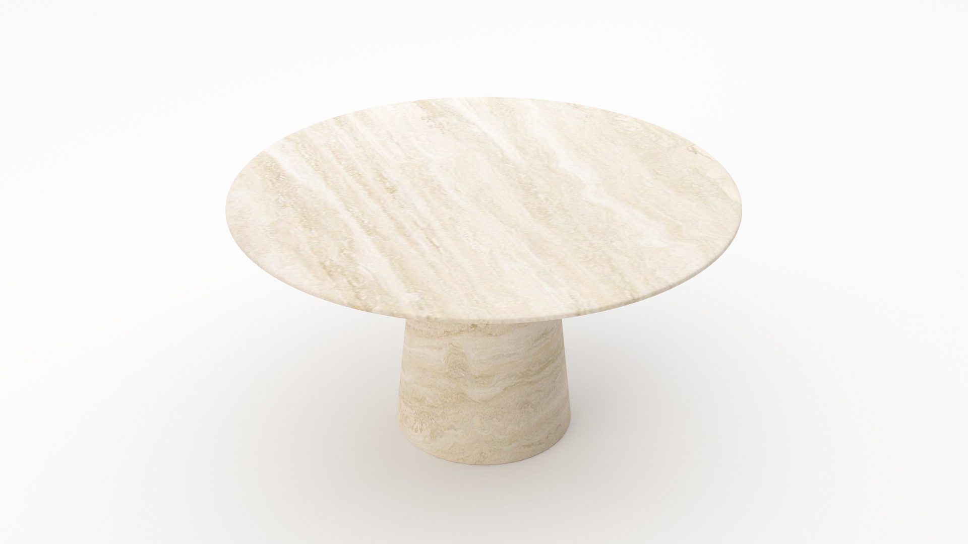 Gelato marmo - Rond - Travertino Chiaro