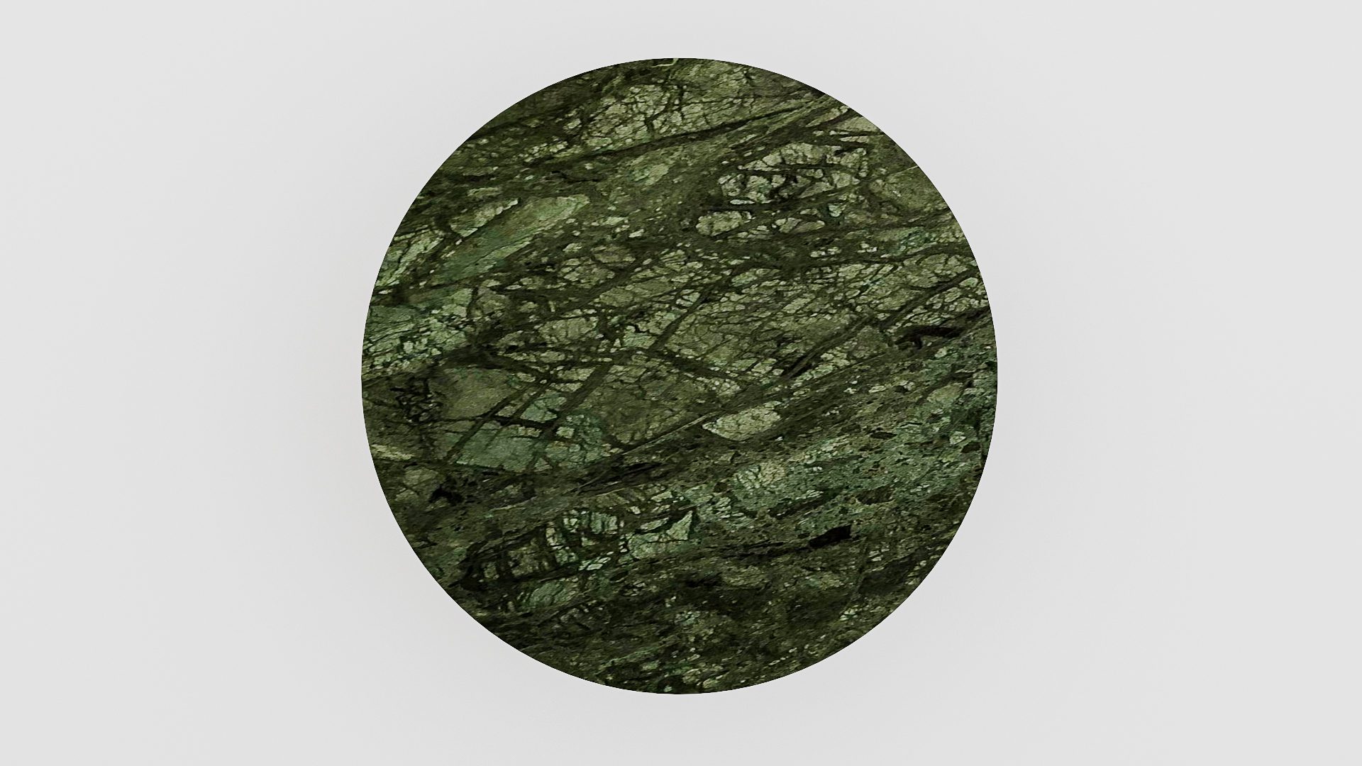 Ronde marmeren eettafel Tubo - Verde Guatemala - Afbeelding 3