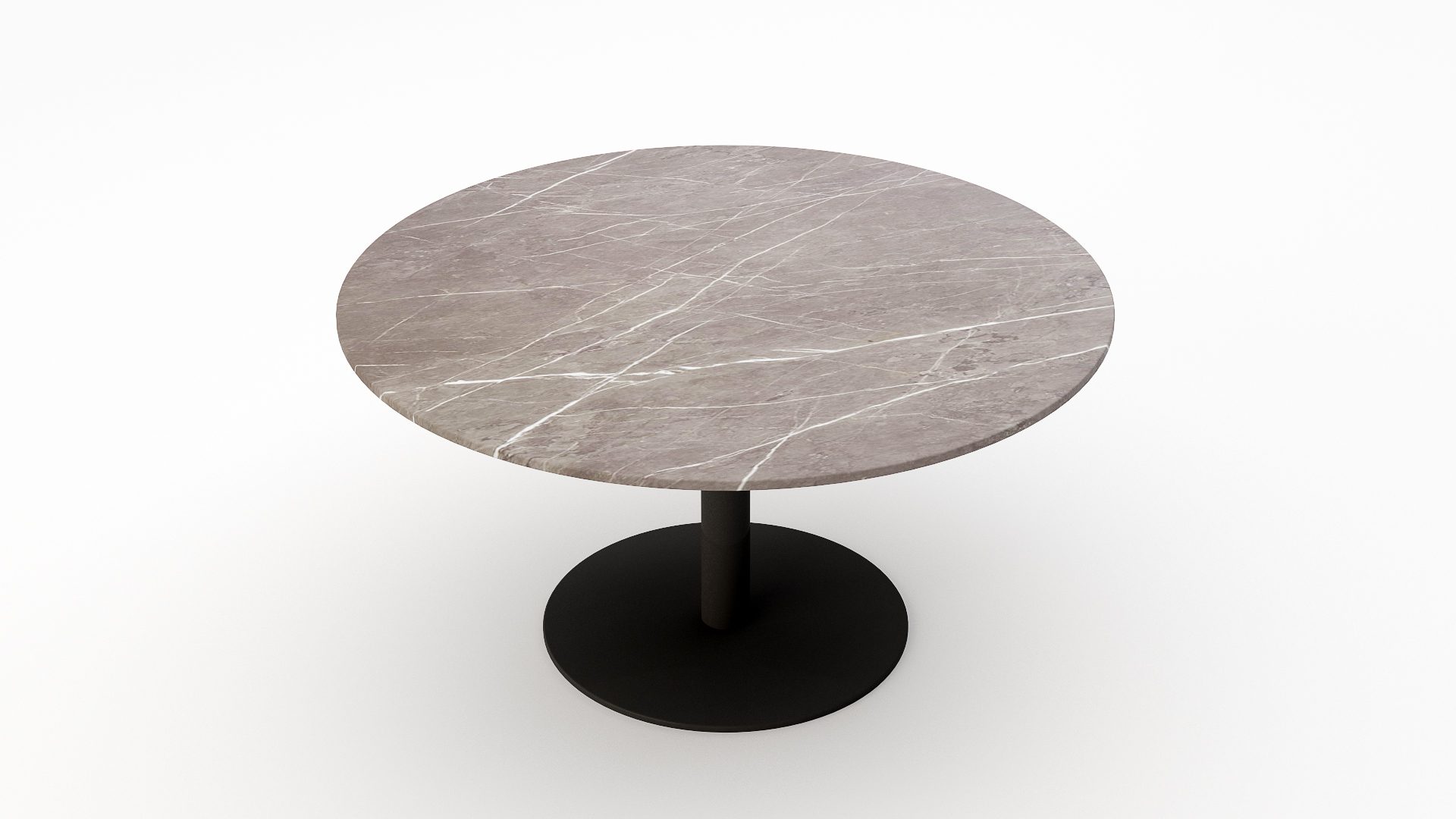 Ronde marmeren eettafel Tubo - Pietra Grey - Afbeelding 2