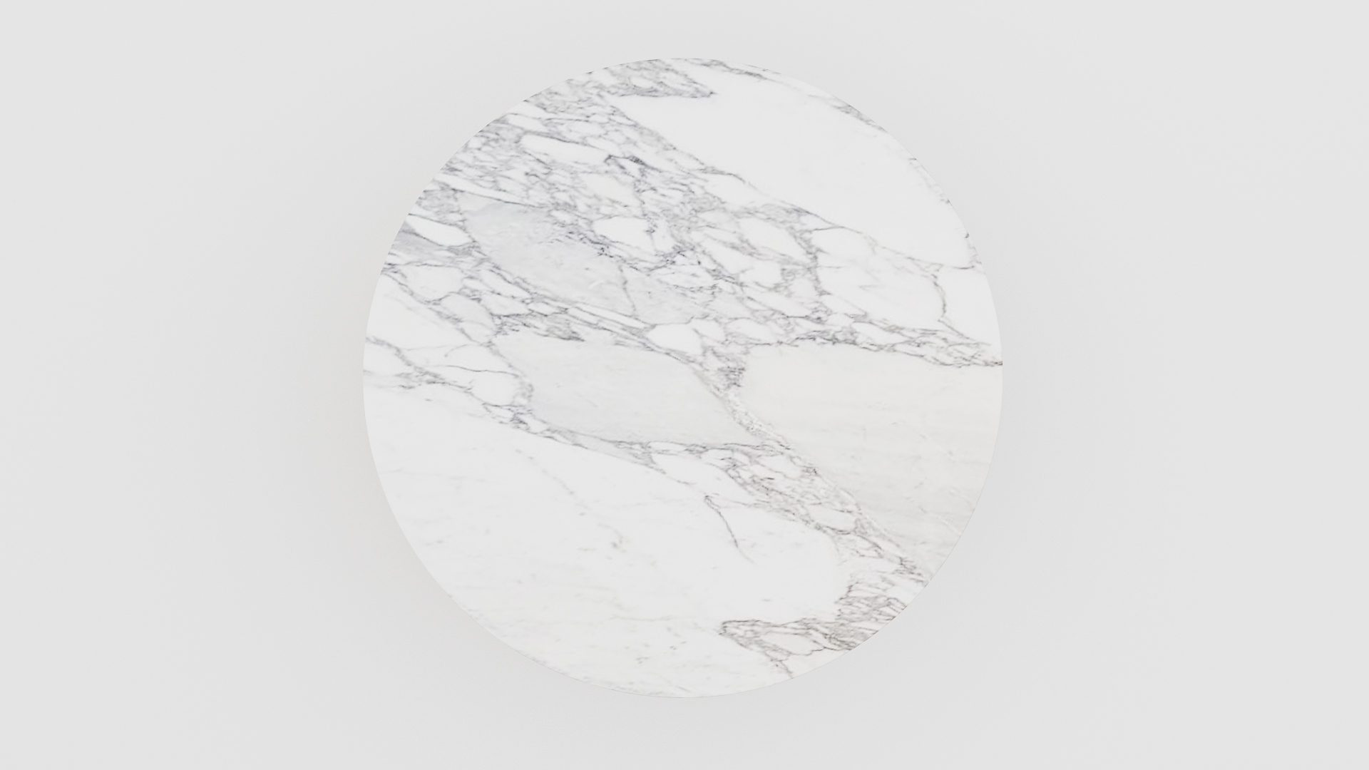 Ronde marmeren eettafel Tubo - Arabescato Carrara - Afbeelding 3