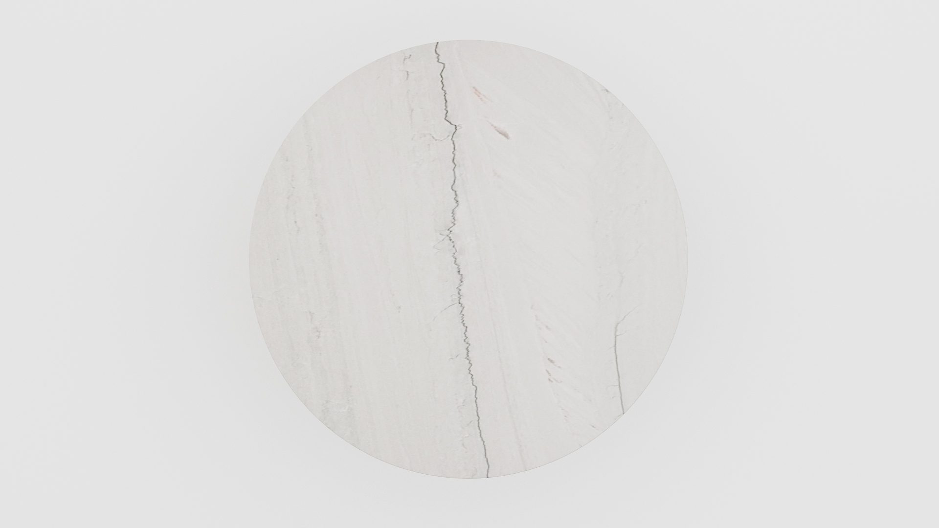 Ronde marmeren eettafel Tubo - Mont Blanc Quartzite - Afbeelding 3