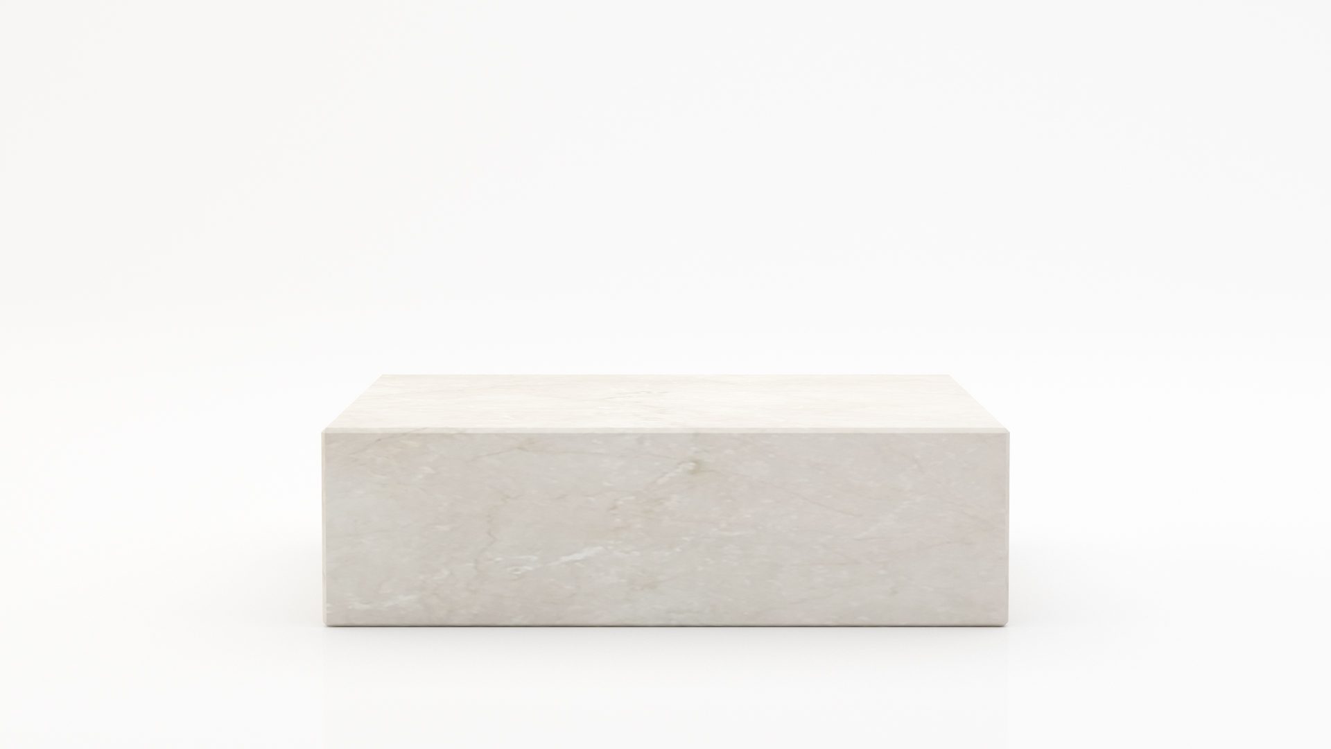 Rechthoekige marmeren salontafel Blocco - Botticino Semi Classico - 100x60cm