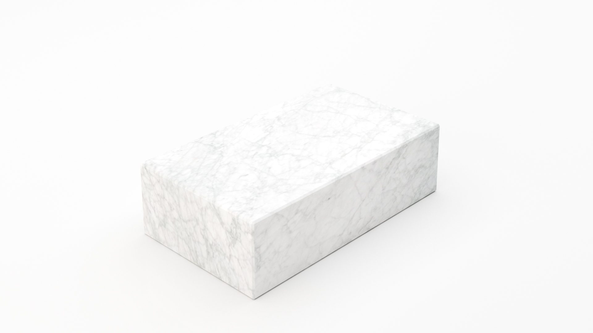 Blocco - Rechthoekig - Bianco Carrara CD CHIARO