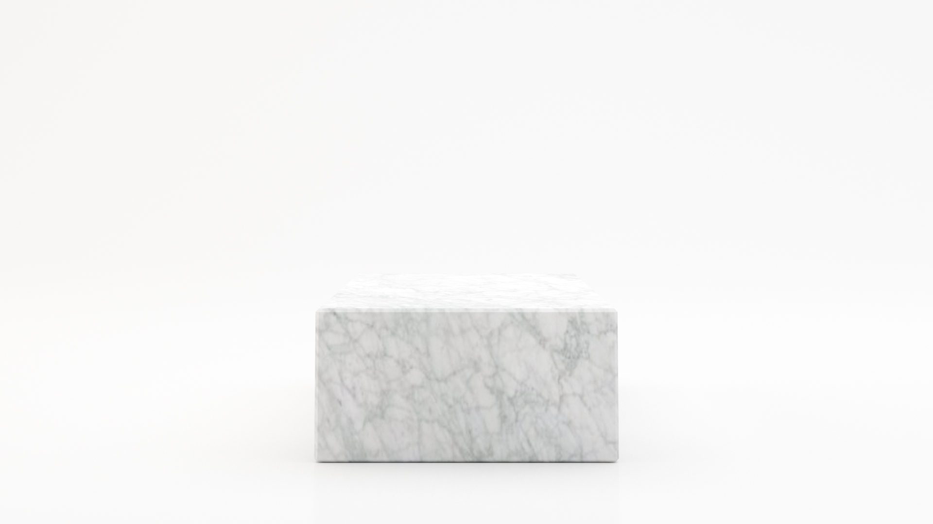 Rechthoekige marmeren salontafel Blocco Bianco Carrara CD CHIARO - Afbeelding 3