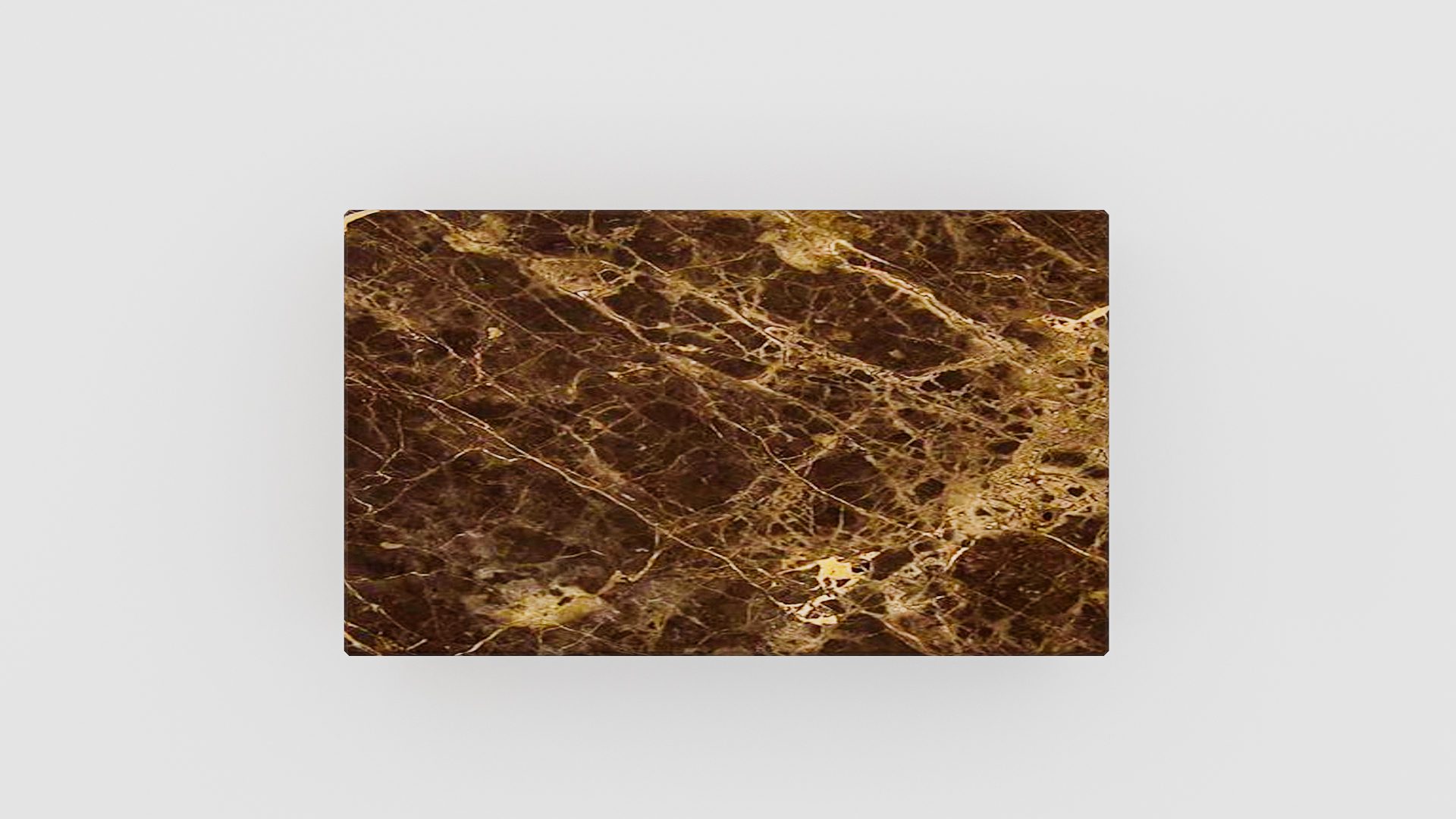 Rechthoekige marmeren salontafel Blocco - Emperador dark - Afbeelding 4