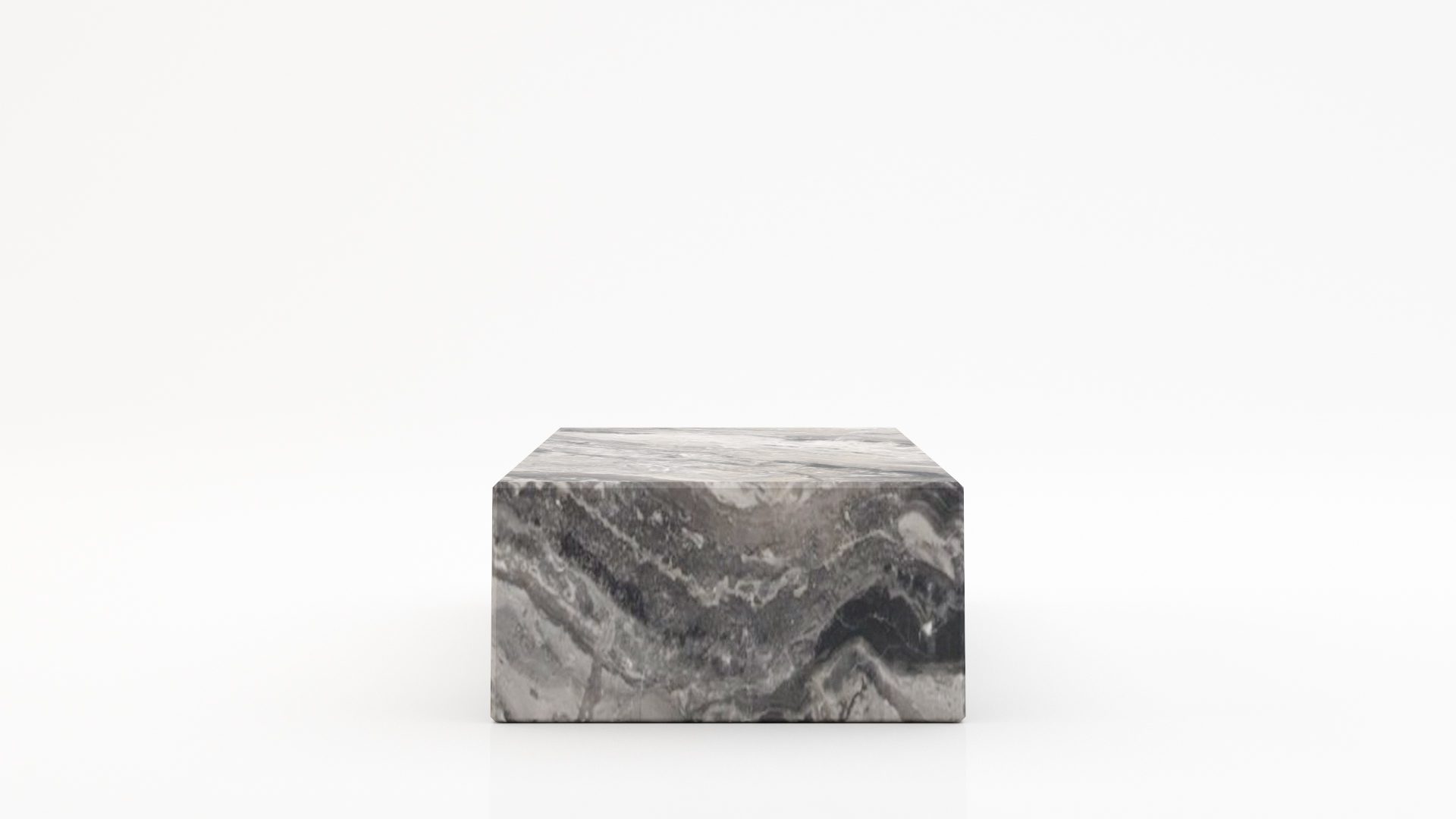 Rechthoekige marmeren salontafel Blocco Arabescato Orobico Grigio - Afbeelding 3