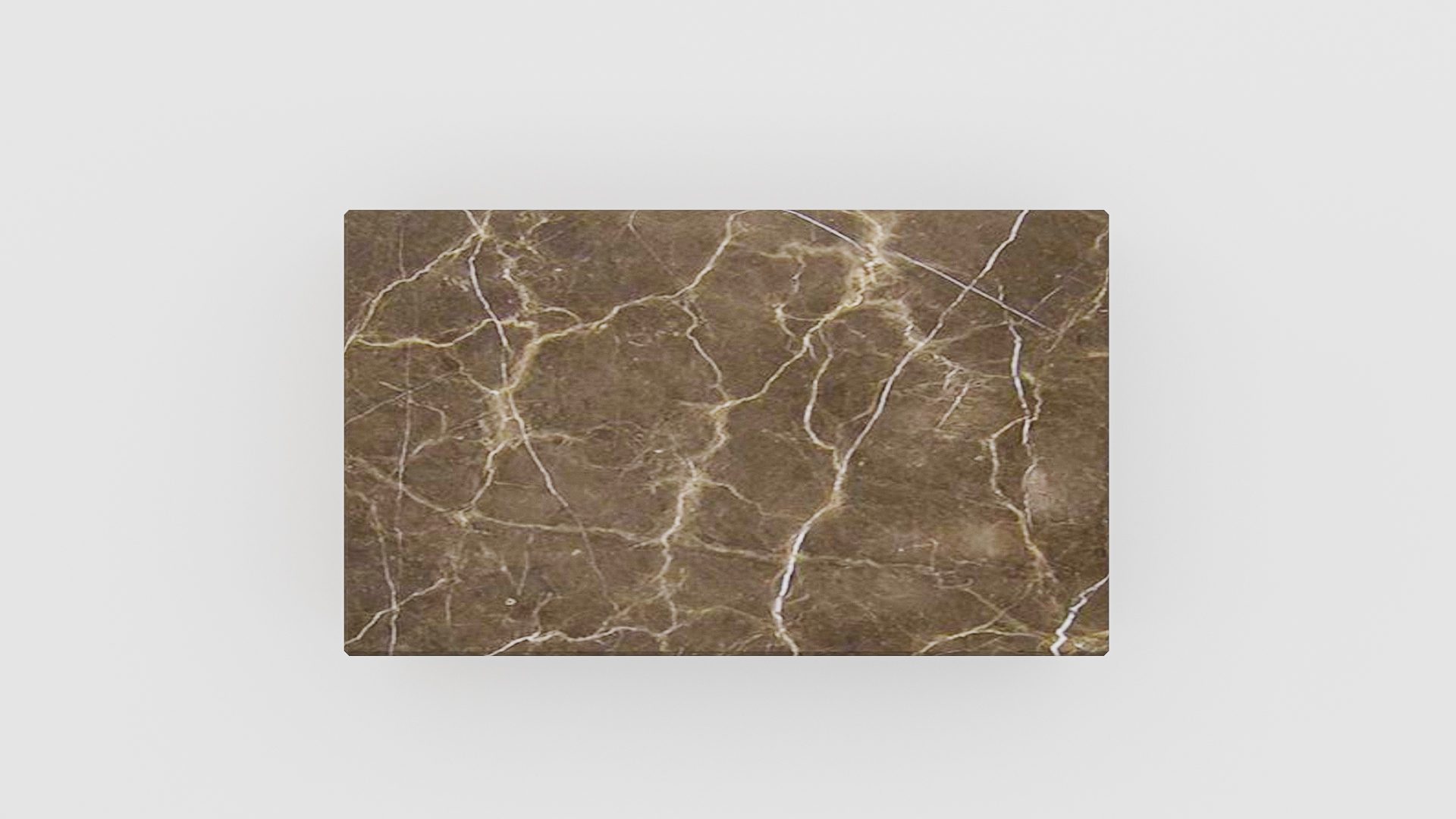 Rechthoekige marmeren salontafel Blocco - Royal Brown - Afbeelding 4