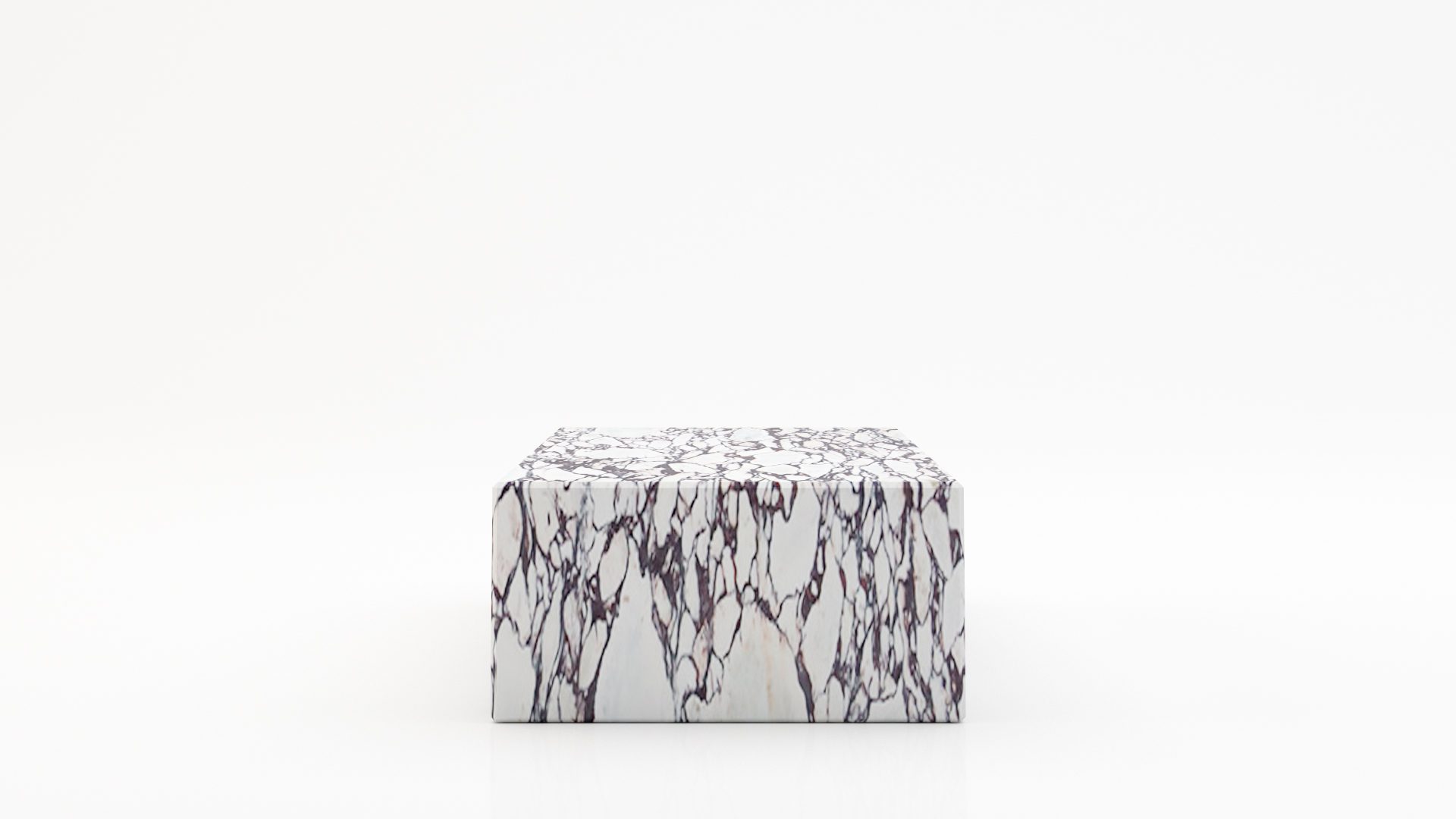 Rechthoekige marmeren salontafel Blocco - Calcatta Viola - Afbeelding 3