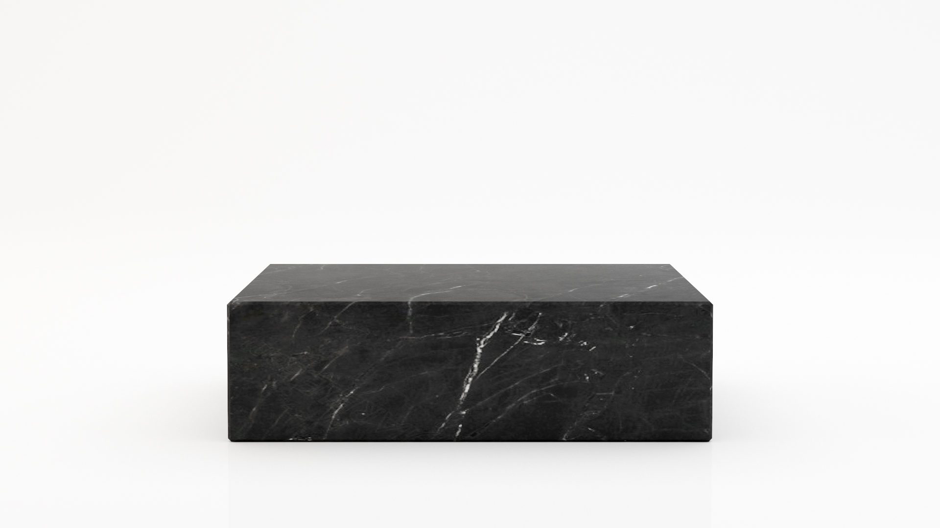 Rechthoekige marmeren salontafel Blocco - Negresco - 100x60cm