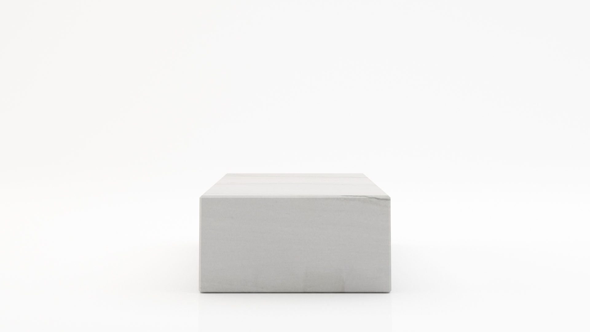 Rechthoekige marmeren salontafel Blocco Mont Blanc Quartzite - Afbeelding 3