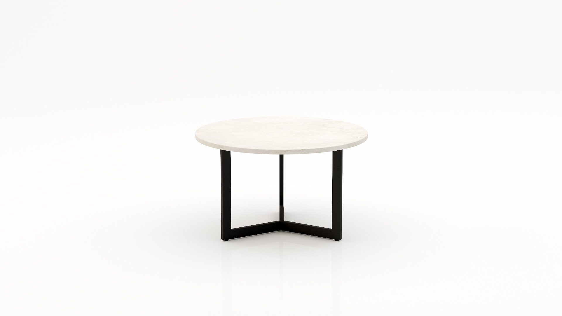 Ronde marmeren salontafel Caffė 3 - Botticino Semi Classico - 100cm