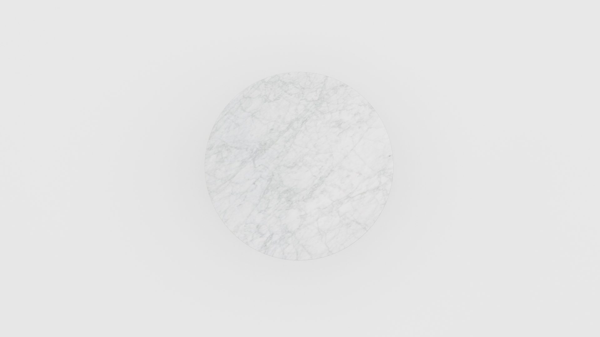 Ronde marmeren salontafel Caffė 3 - Bianco Carrara CD CHIARO - Afbeelding 3