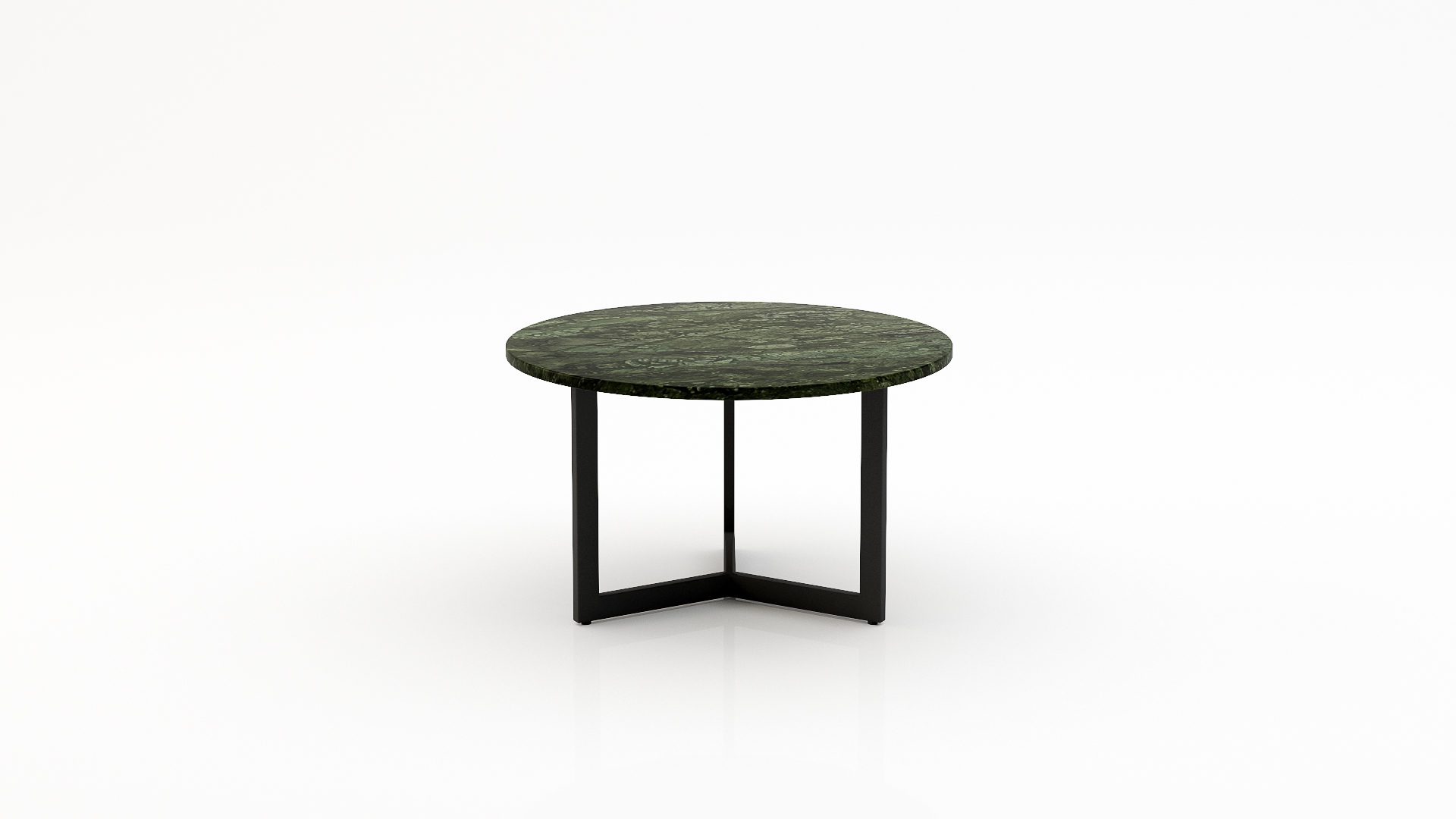 Ronde marmeren salontafel Caffė 3 - Verde Guatemala - 100cm