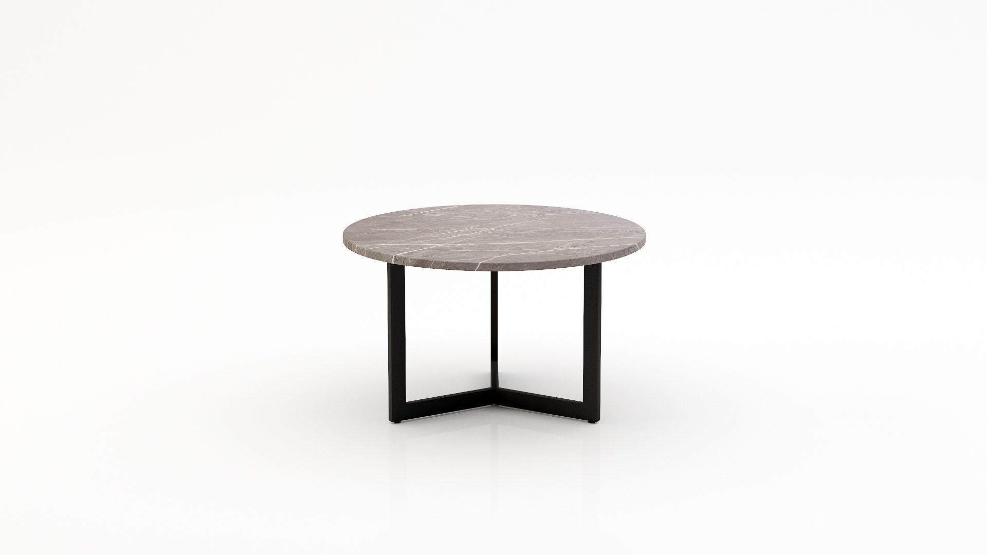 Ronde marmeren salontafel Caffė 3 - Pietra Grey - 100cm