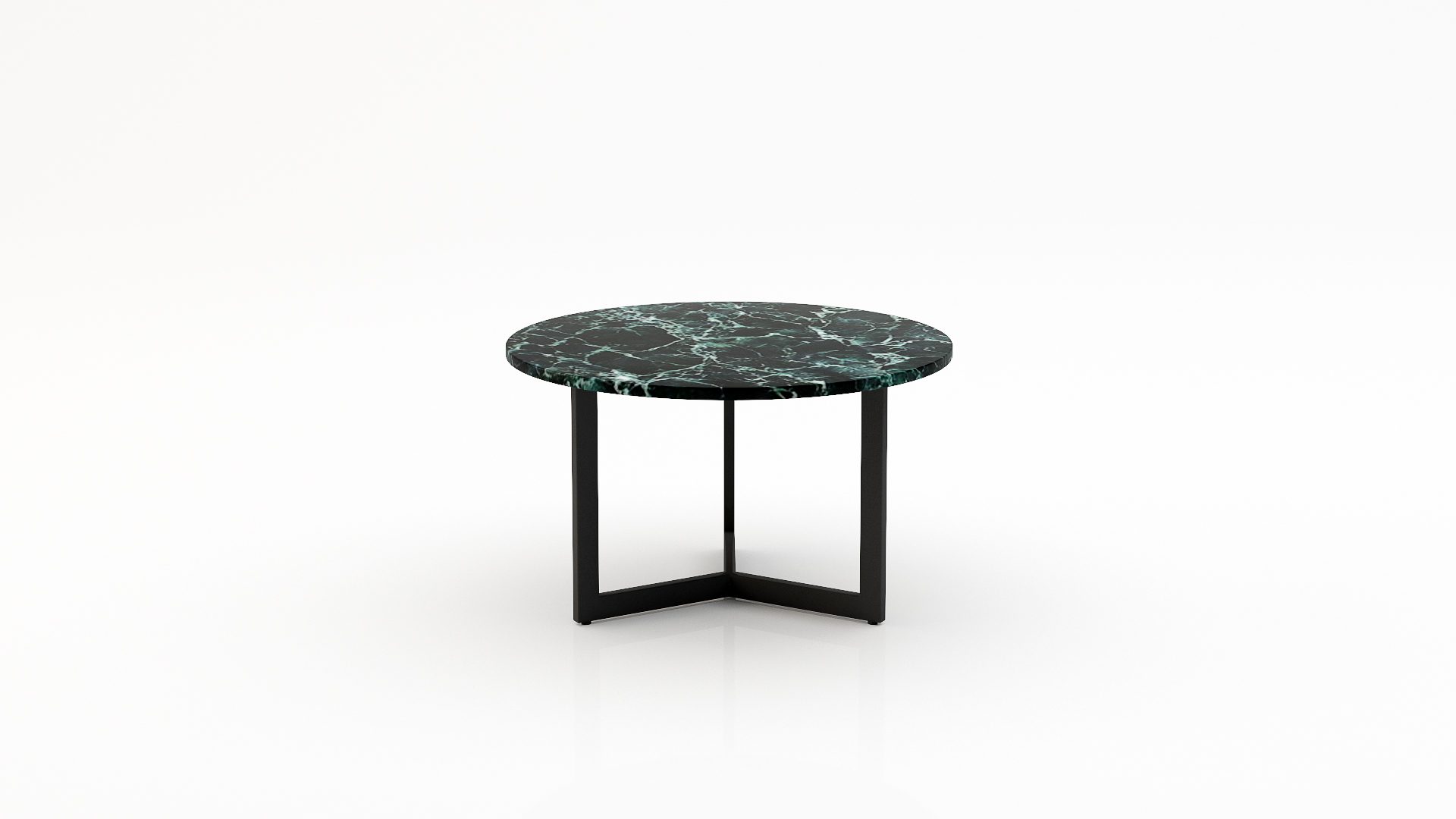 Ronde marmeren salontafel Caffė 3 - Verde rameggiato - 100cm