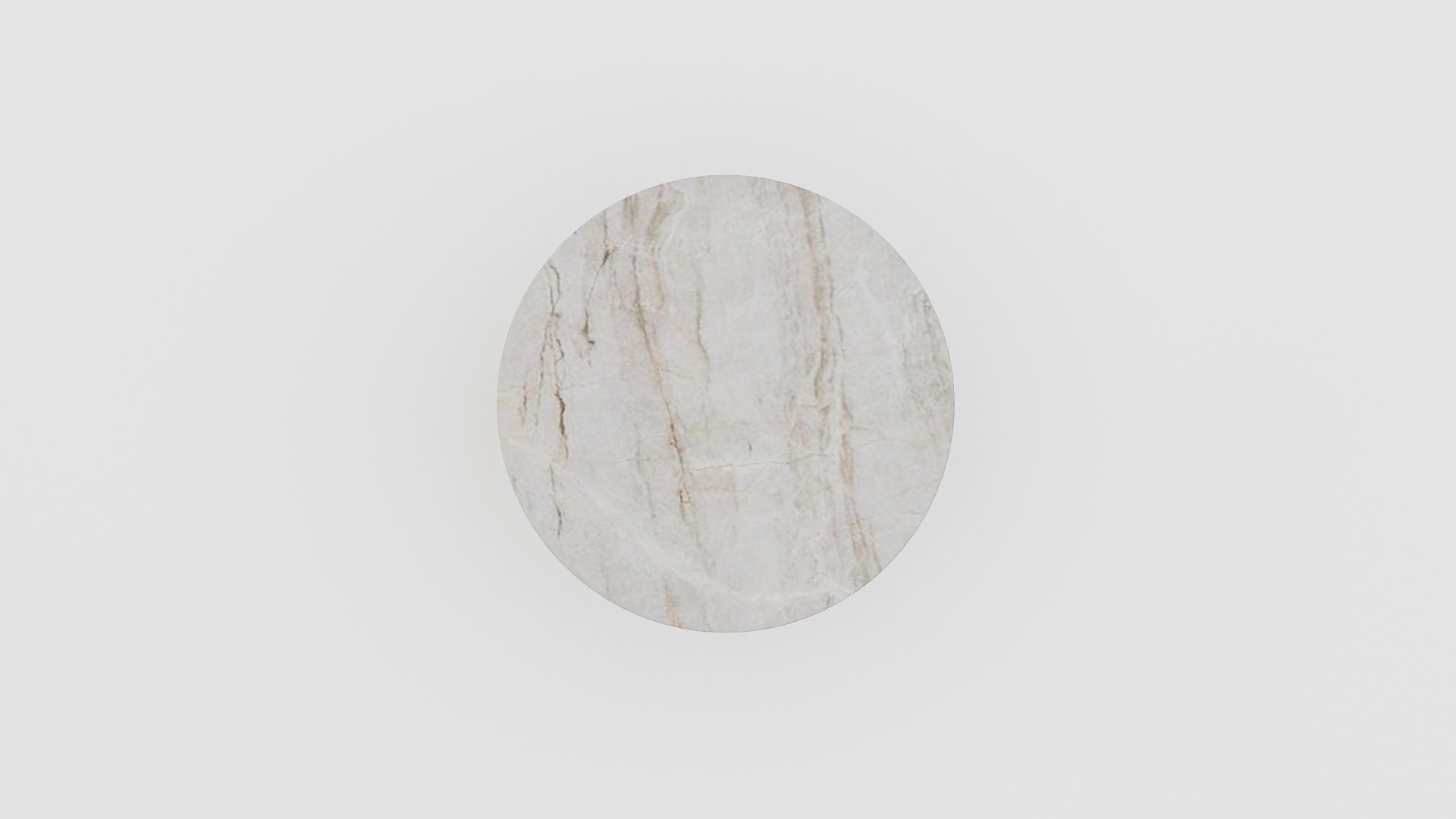Ronde marmeren salontafel Caffė 3 - Taj Mahal Quartzite - Afbeelding 3