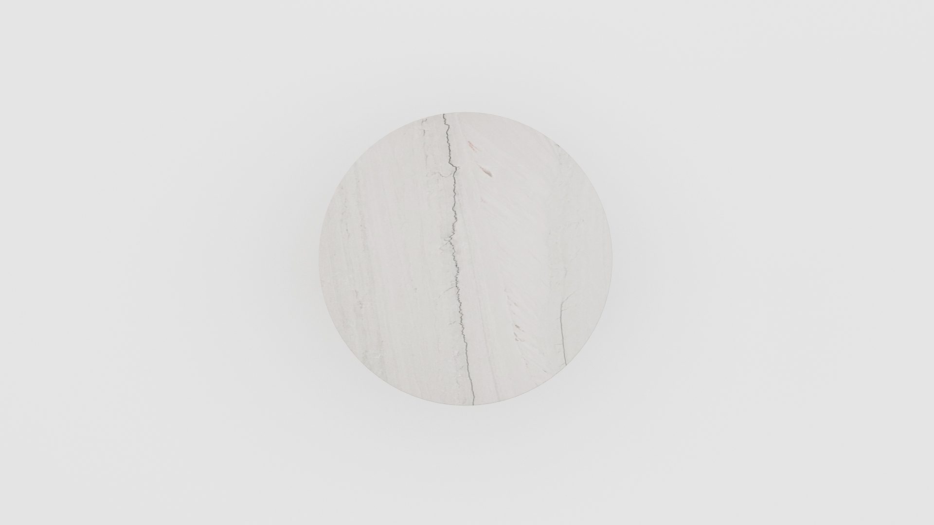 Ronde marmeren salontafel Caffė 3 - Mont Blanc Quartzite - Afbeelding 3
